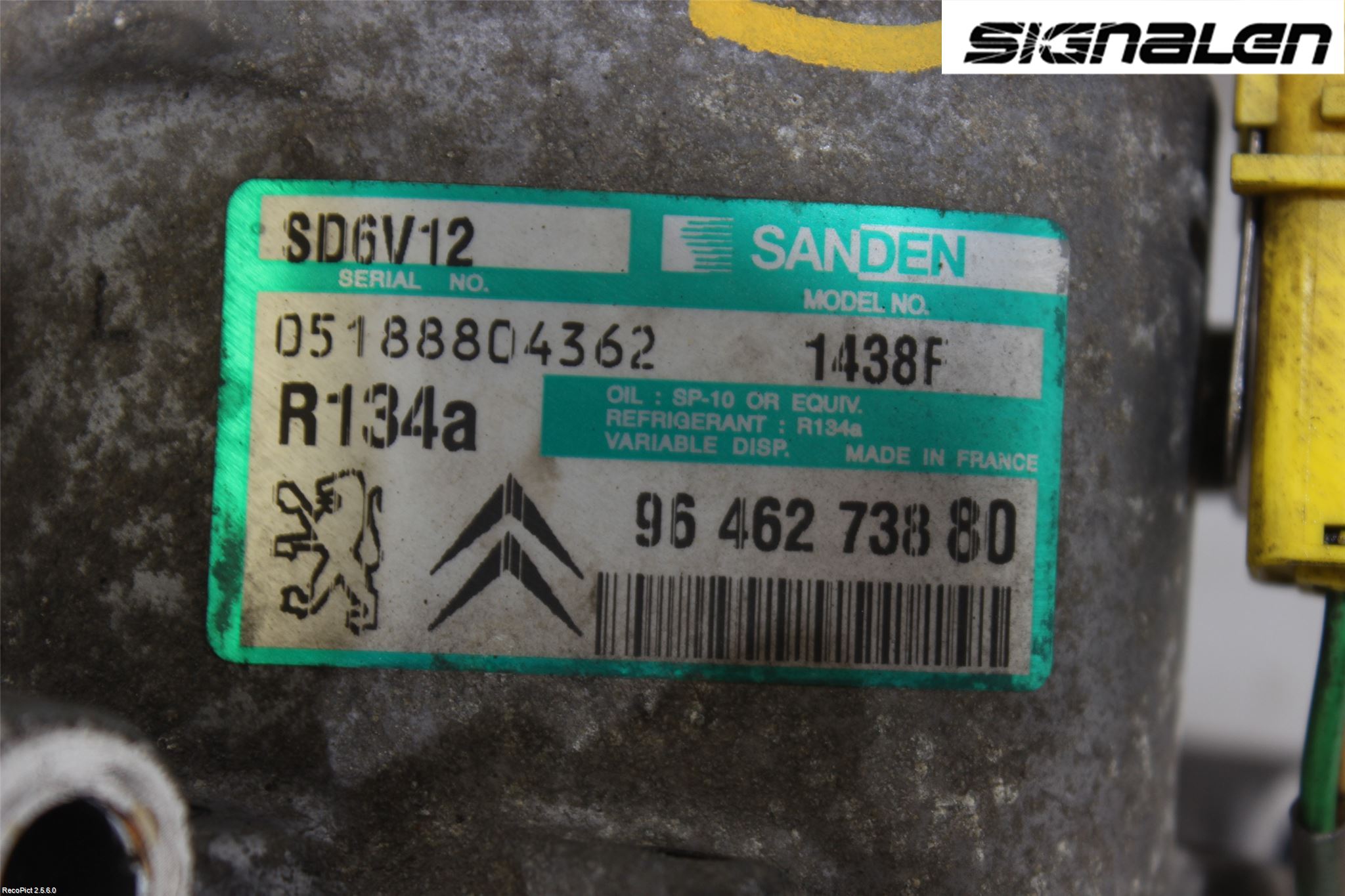 Peugeot 307     01-05 Ac Kompressor