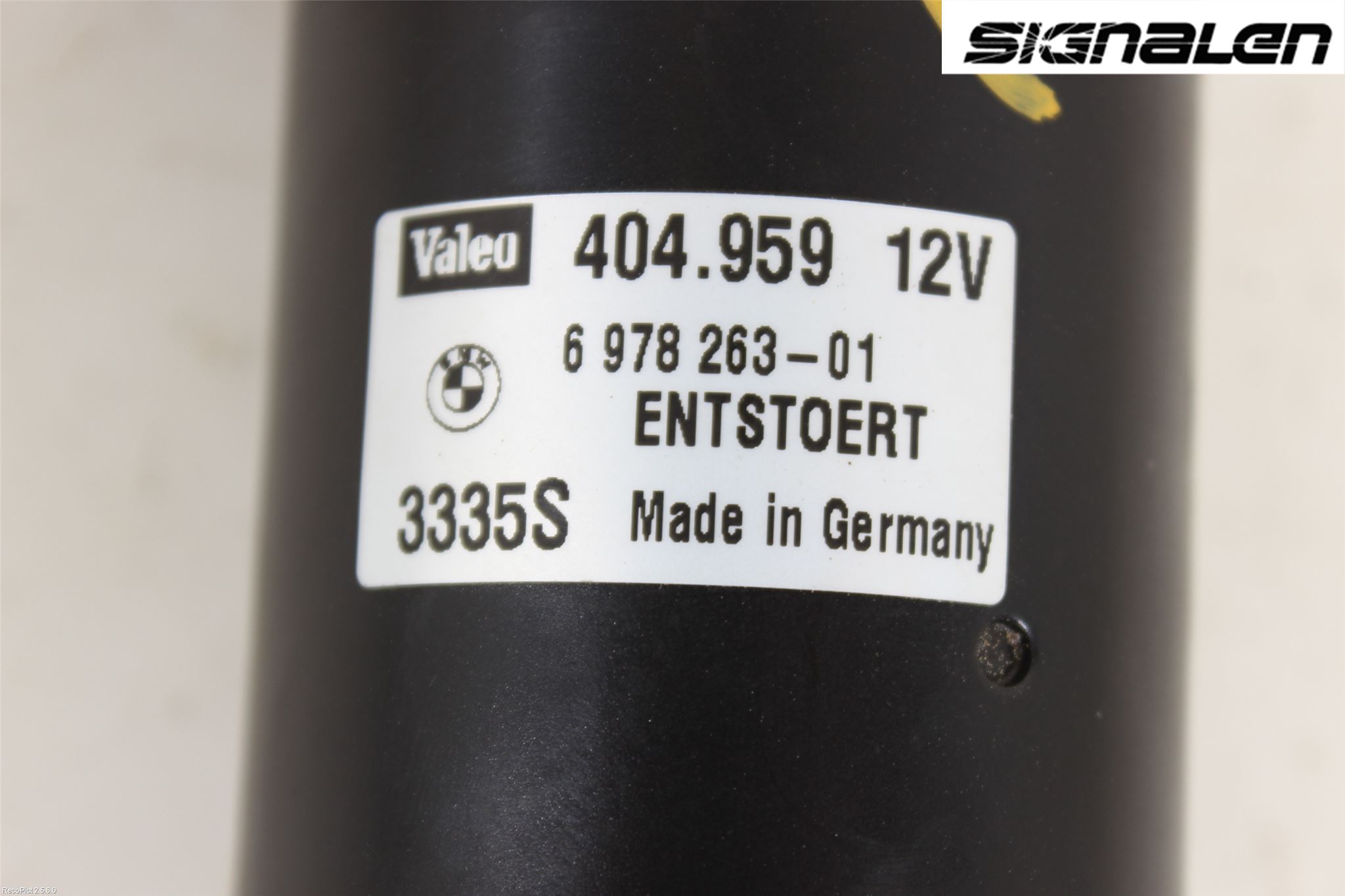 BMW 3 E90/91 SED/TOU 05-12 Torkarmotor Vindruta