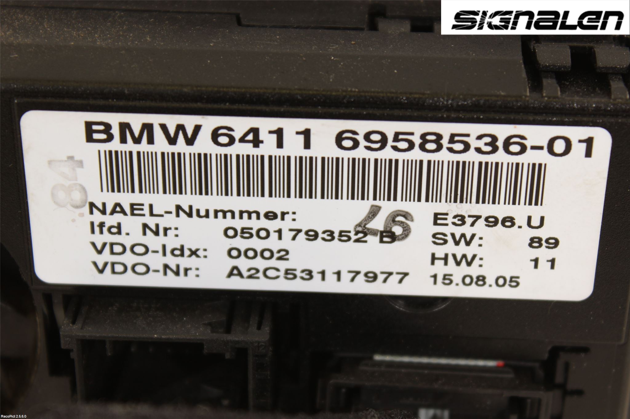 BMW 3 E90/91 SED/TOU 05-12 Ac Styrenhet Ac Manöveren