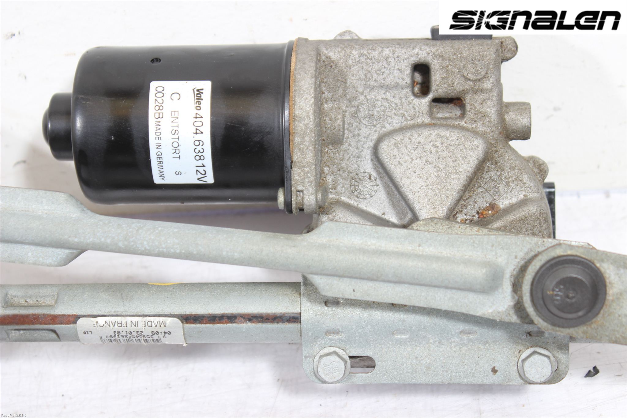 Peugeot 307     05-08 Torkarmotor Vindruta