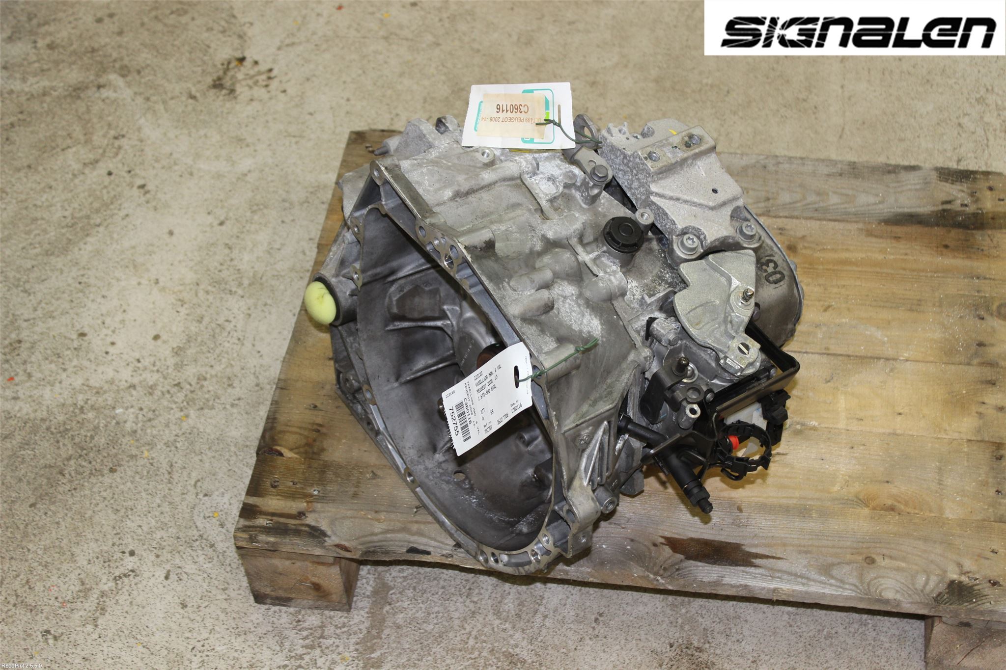 Peugeot 2008 13-20 Växellåda Man 6 Vxl