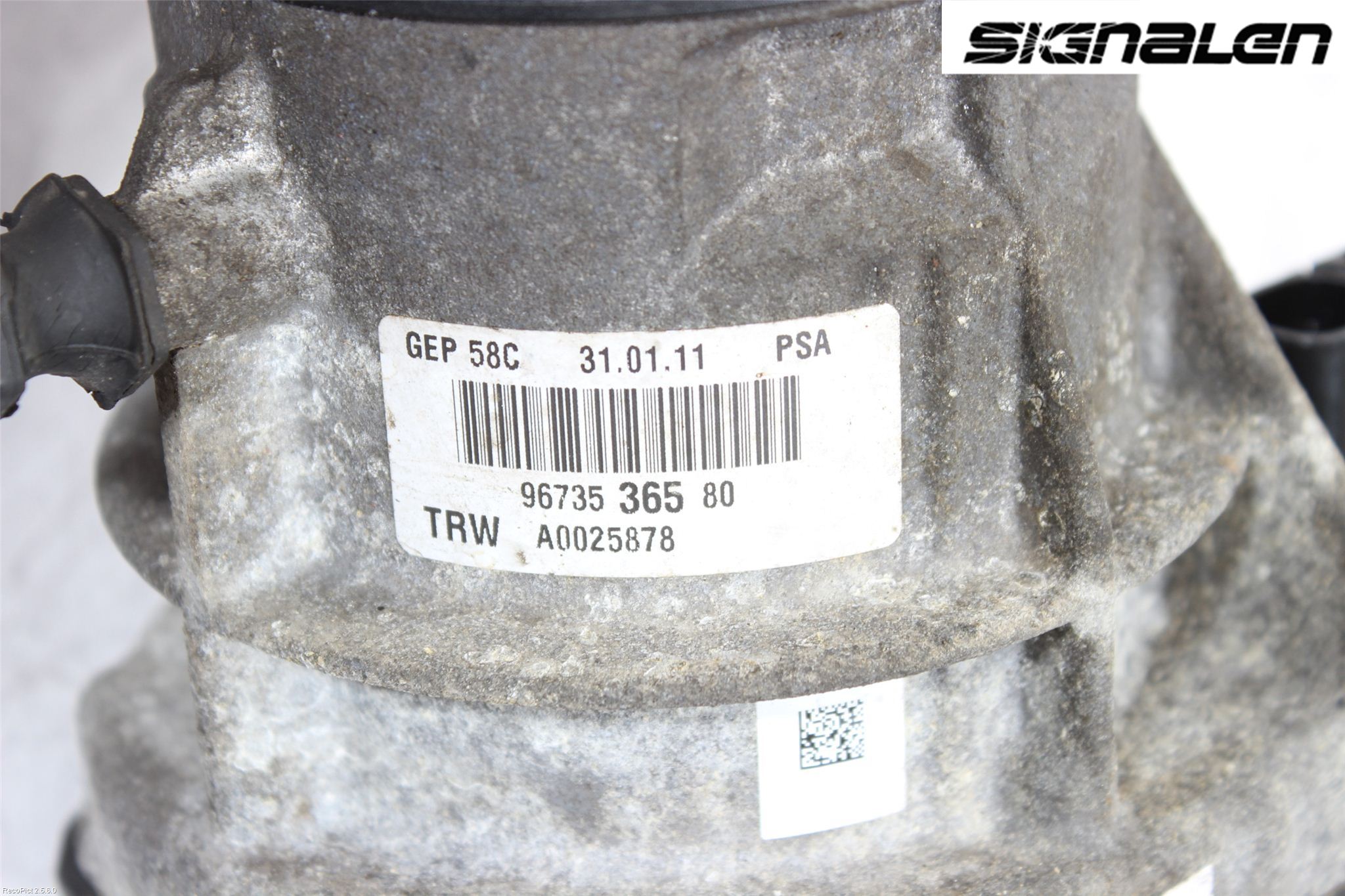 Peugeot 308 08-13 Styrservo Pump Elektrisk