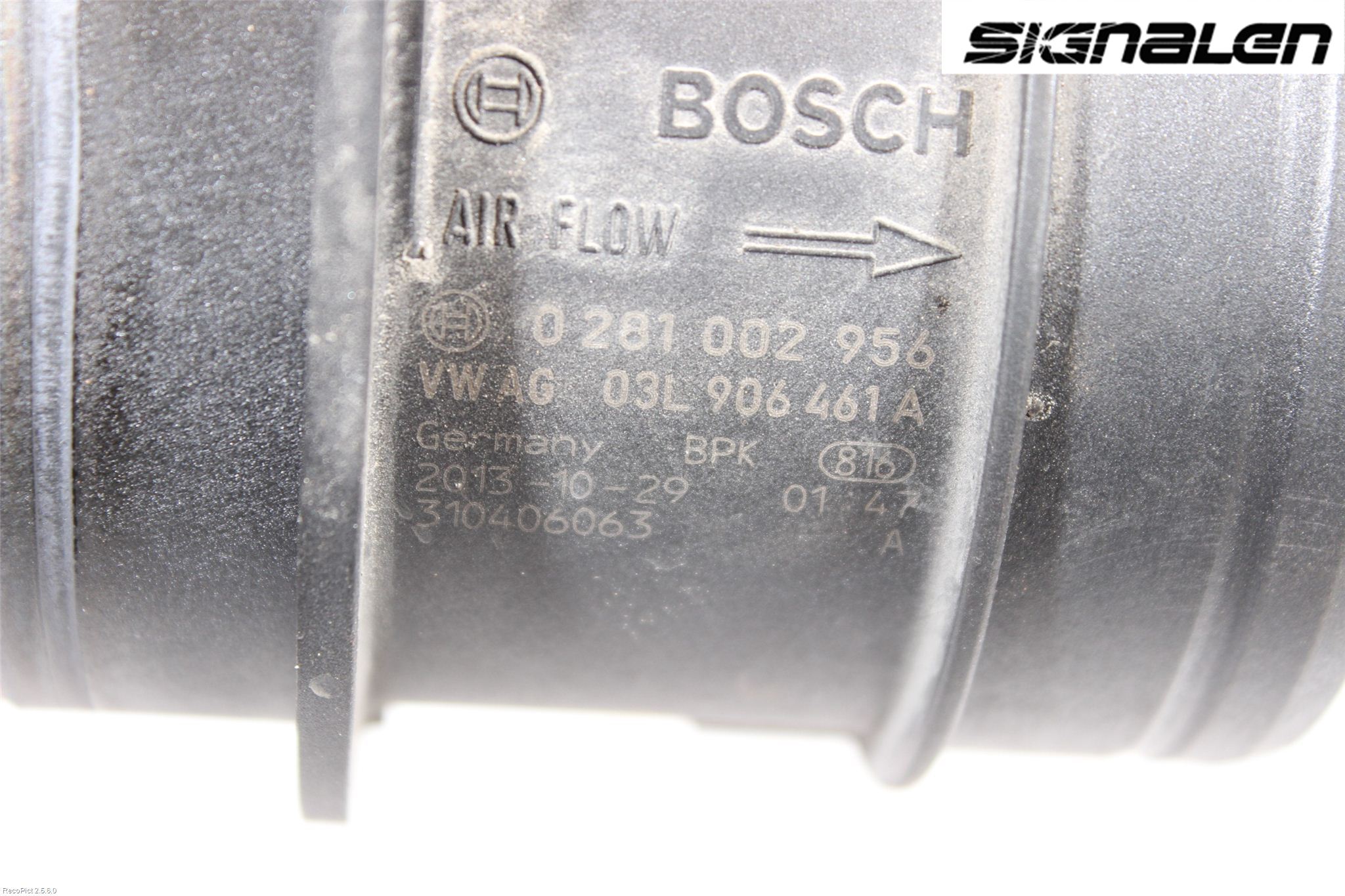 Skoda SUPERB 09-15 Injluftmassamätare