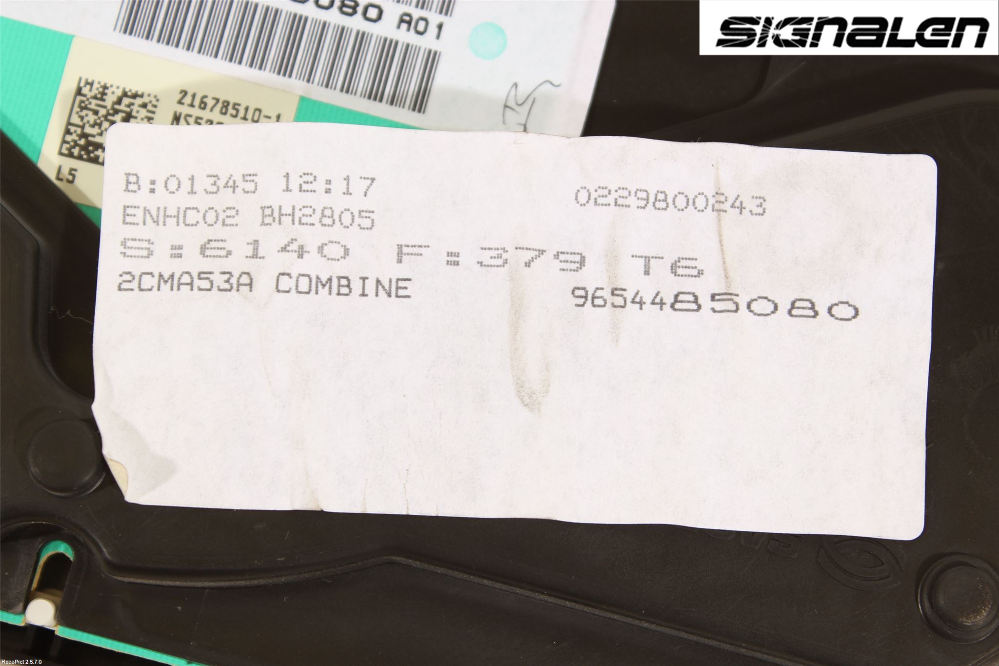 Peugeot 307     05-08 Instrument Komb