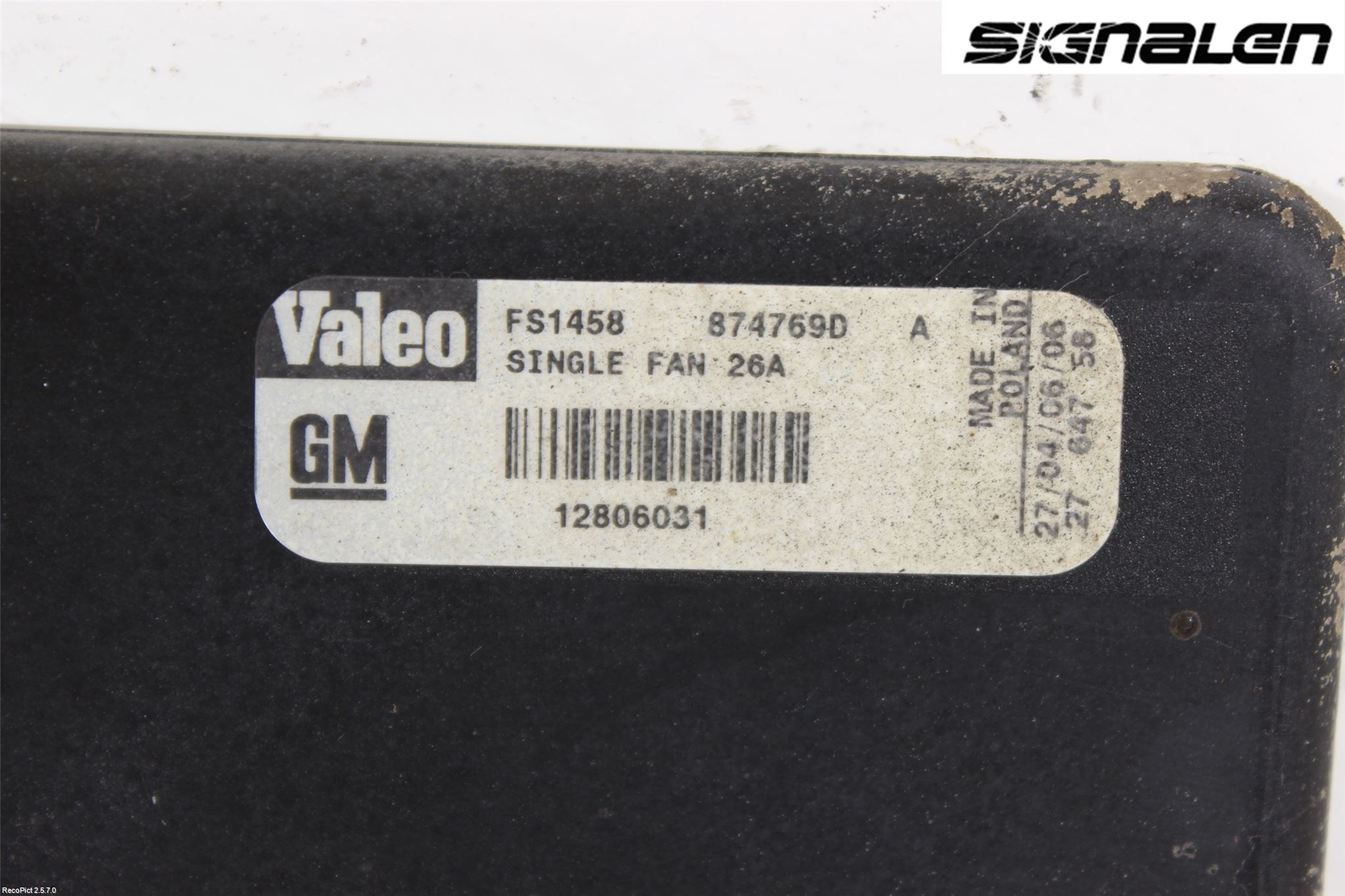 Opel VECTRA C 06-08 Kylfläkt El