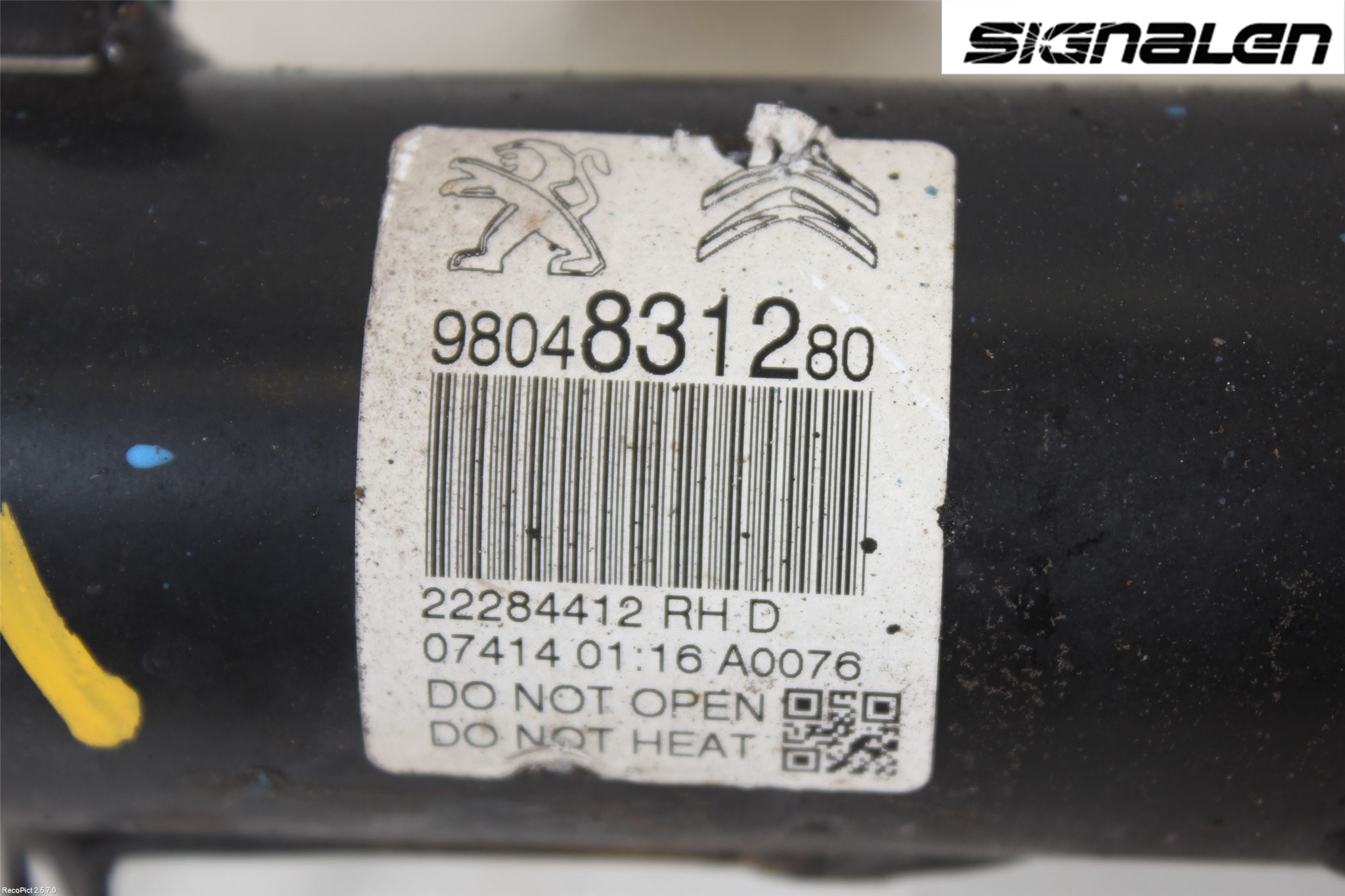 Peugeot 208 12-15 Fjäderben Fram Höger