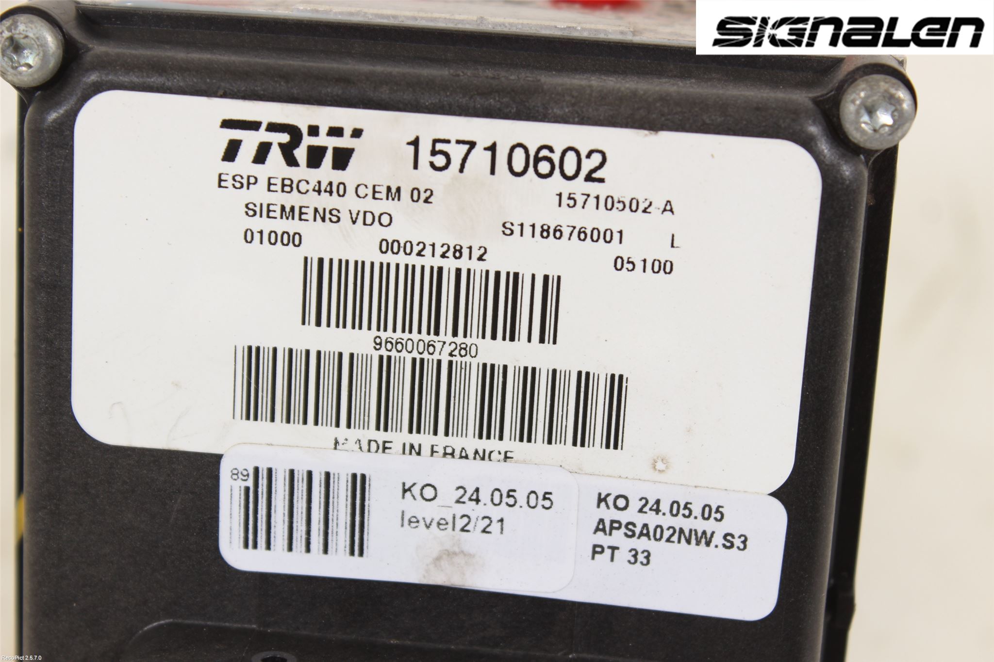 Peugeot 407 Abs Hydraulaggregat