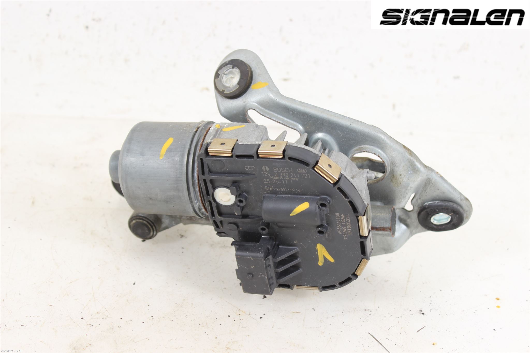 Peugeot 407 Torkarmotor Vindruta