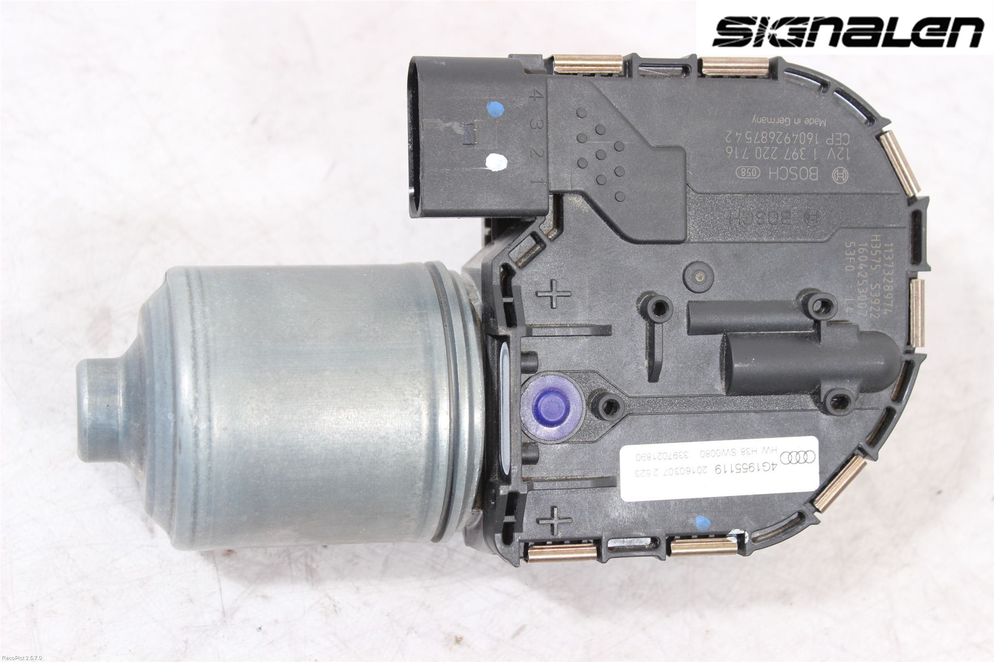 Audi A6 ALLROAD 12-18 Torkarmotor Vindruta