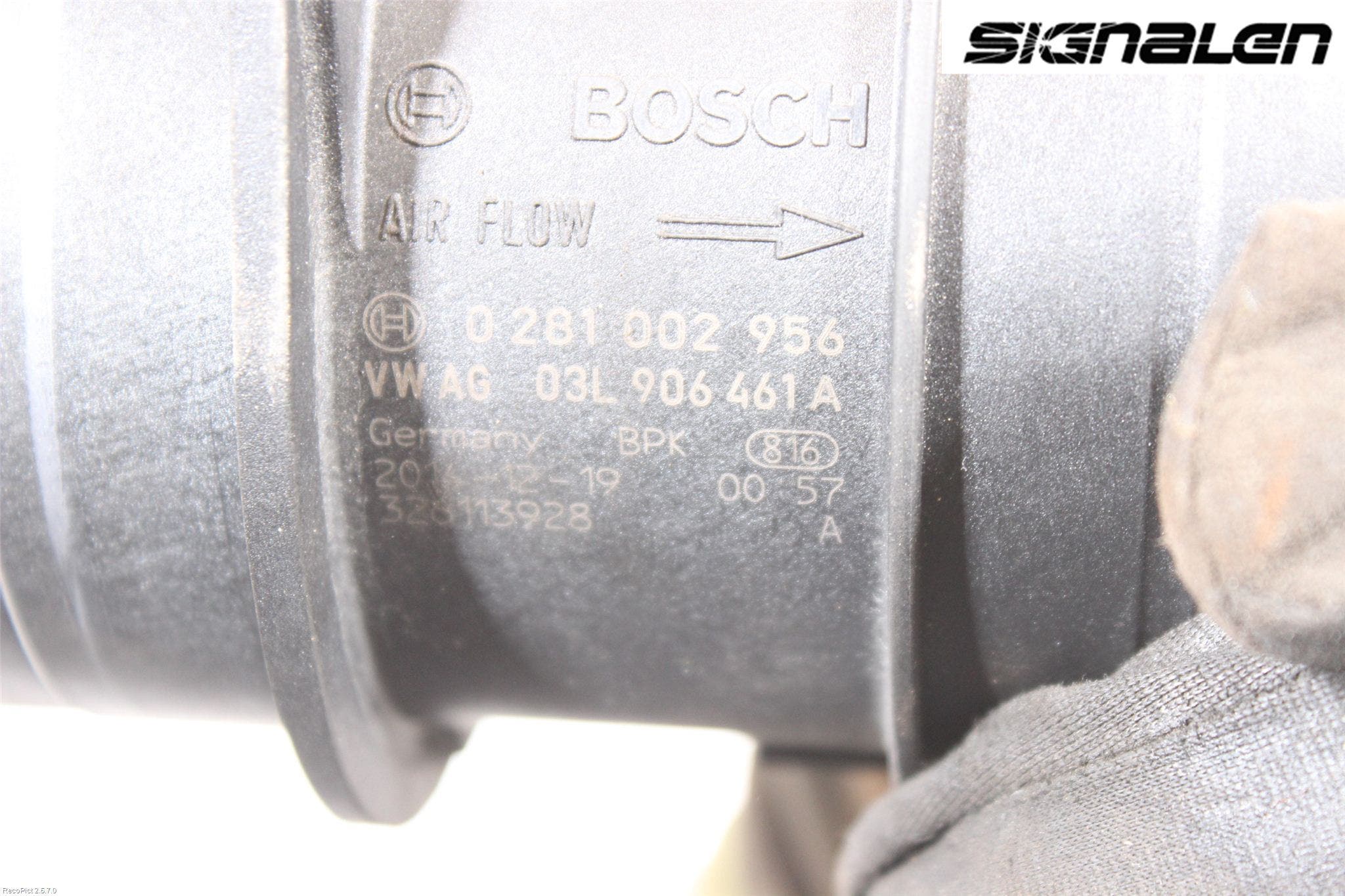 Skoda SUPERB 09-15 Injluftmassamätare