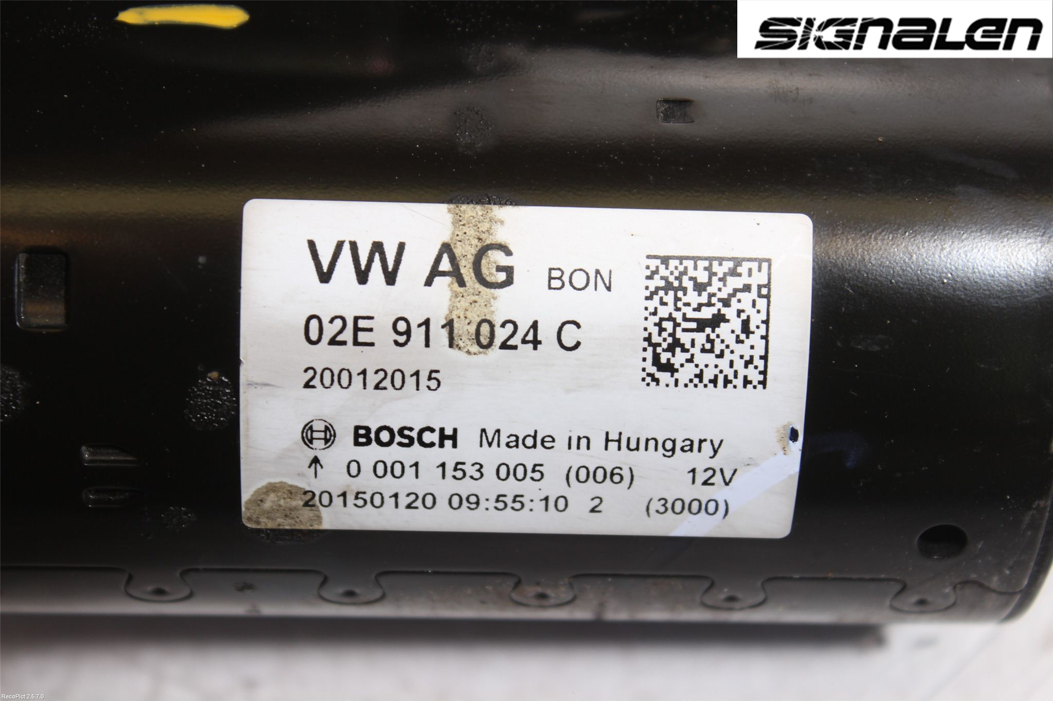 Skoda SUPERB 09-15 Startmotor Diesel