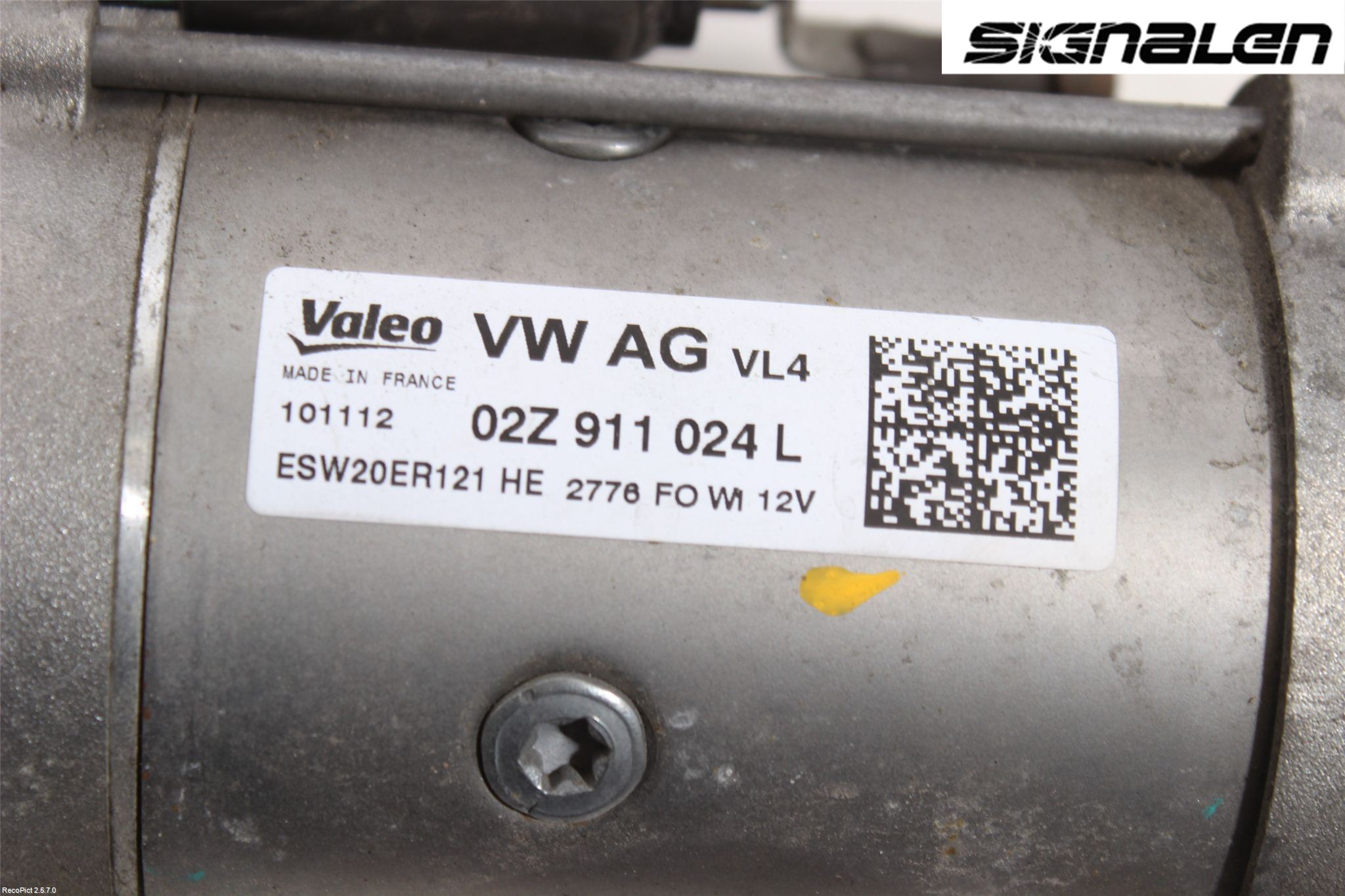Volkswagen VW GOLF / E-GOLF VII 13-20 Startmotor Diesel