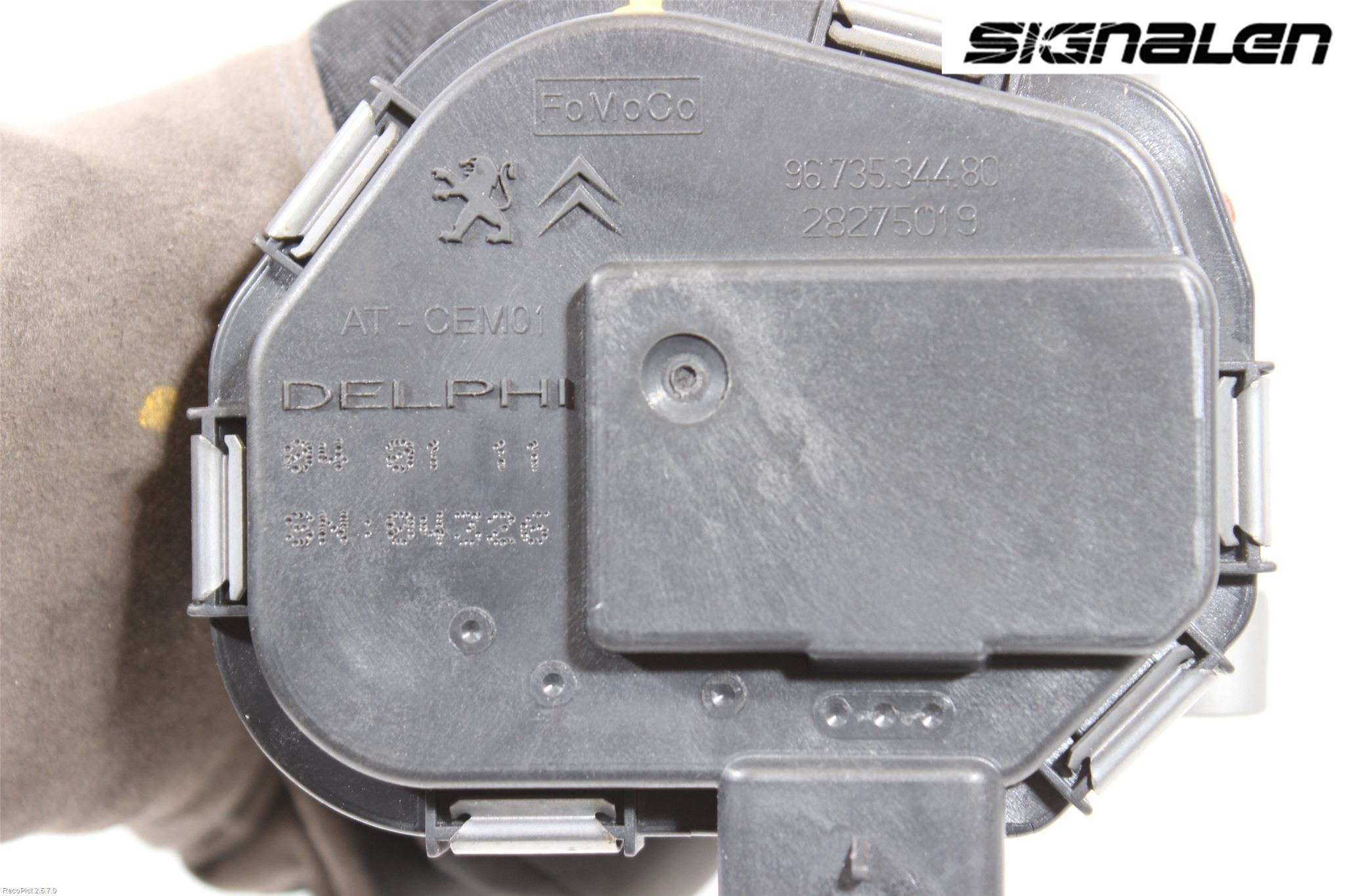 Peugeot 308 08-13 Injspjällhus