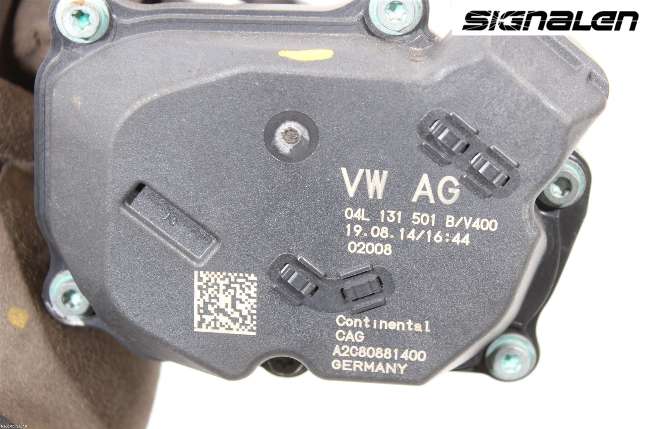 Audi A4 12-15 Injspjällhus