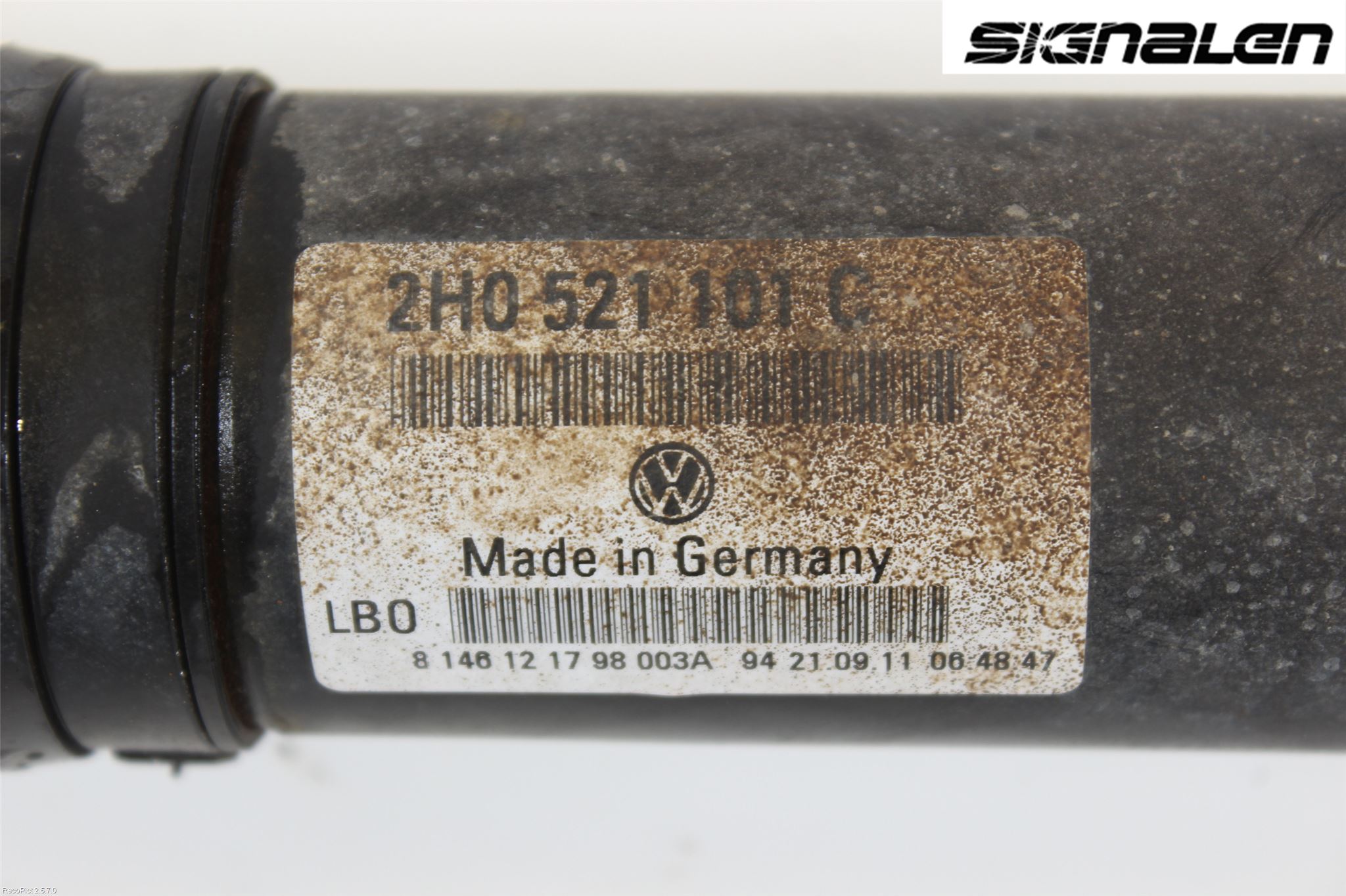 Volkswagen VW AMAROK 2H 10-22 Mellanaxel Främre 4Wd