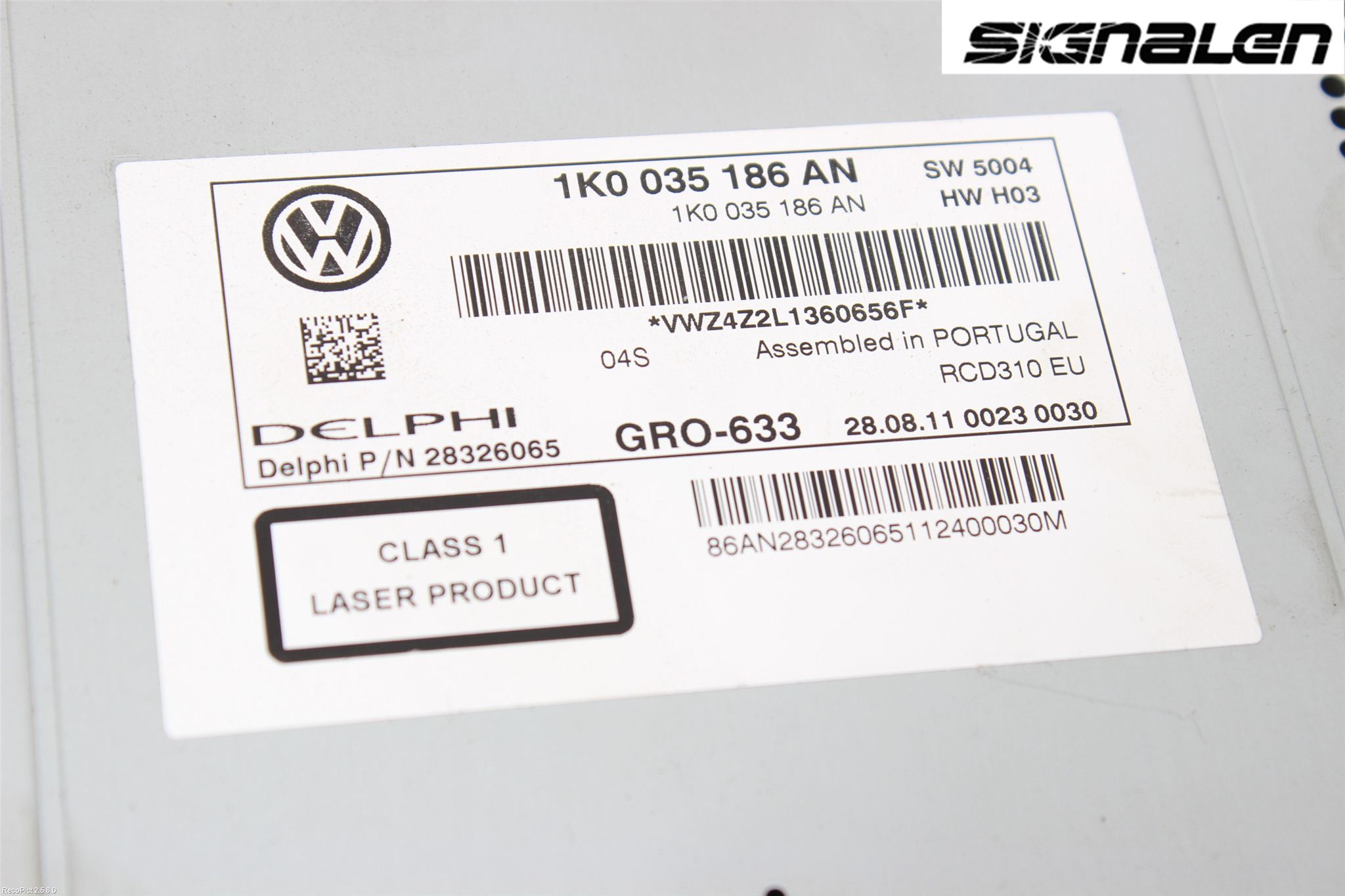 Volkswagen VW AMAROK 2H 10-22 Radio