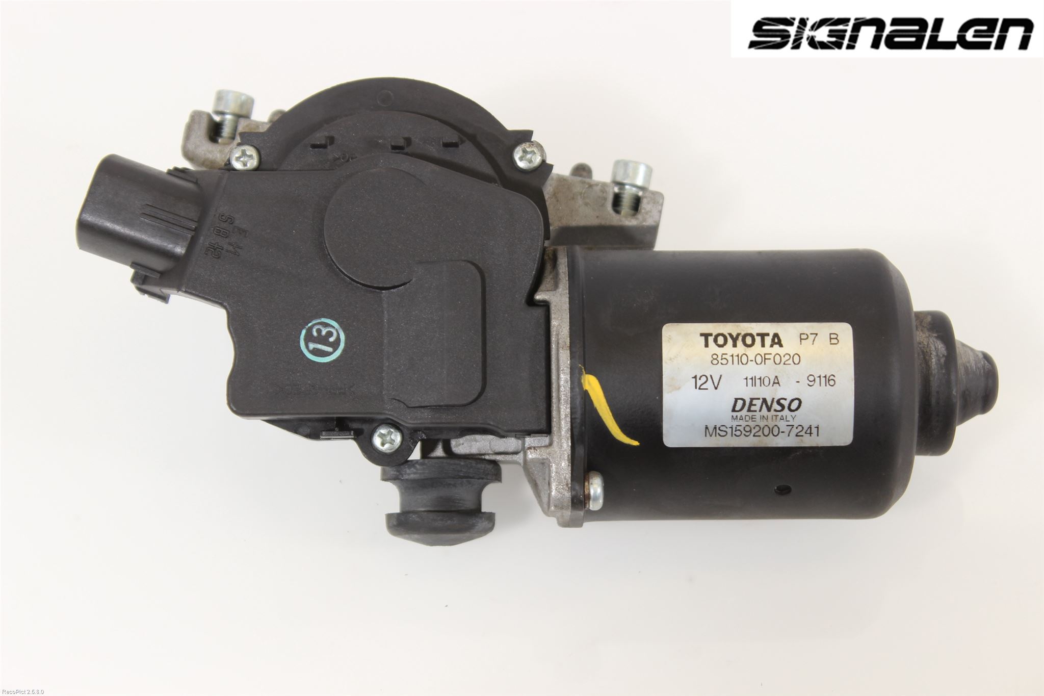 Toyota COROLLA VERSO 08-09 Torkarmotor Vindruta