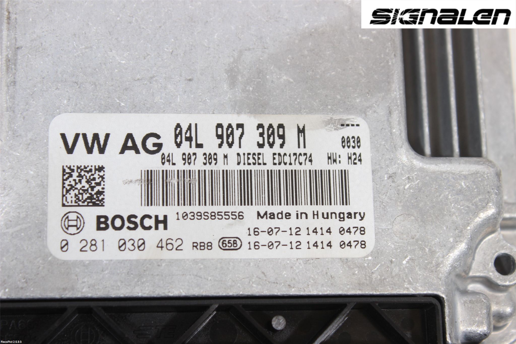 Volkswagen VW PASSAT 15-19 Styrenhet Insprut Bensin