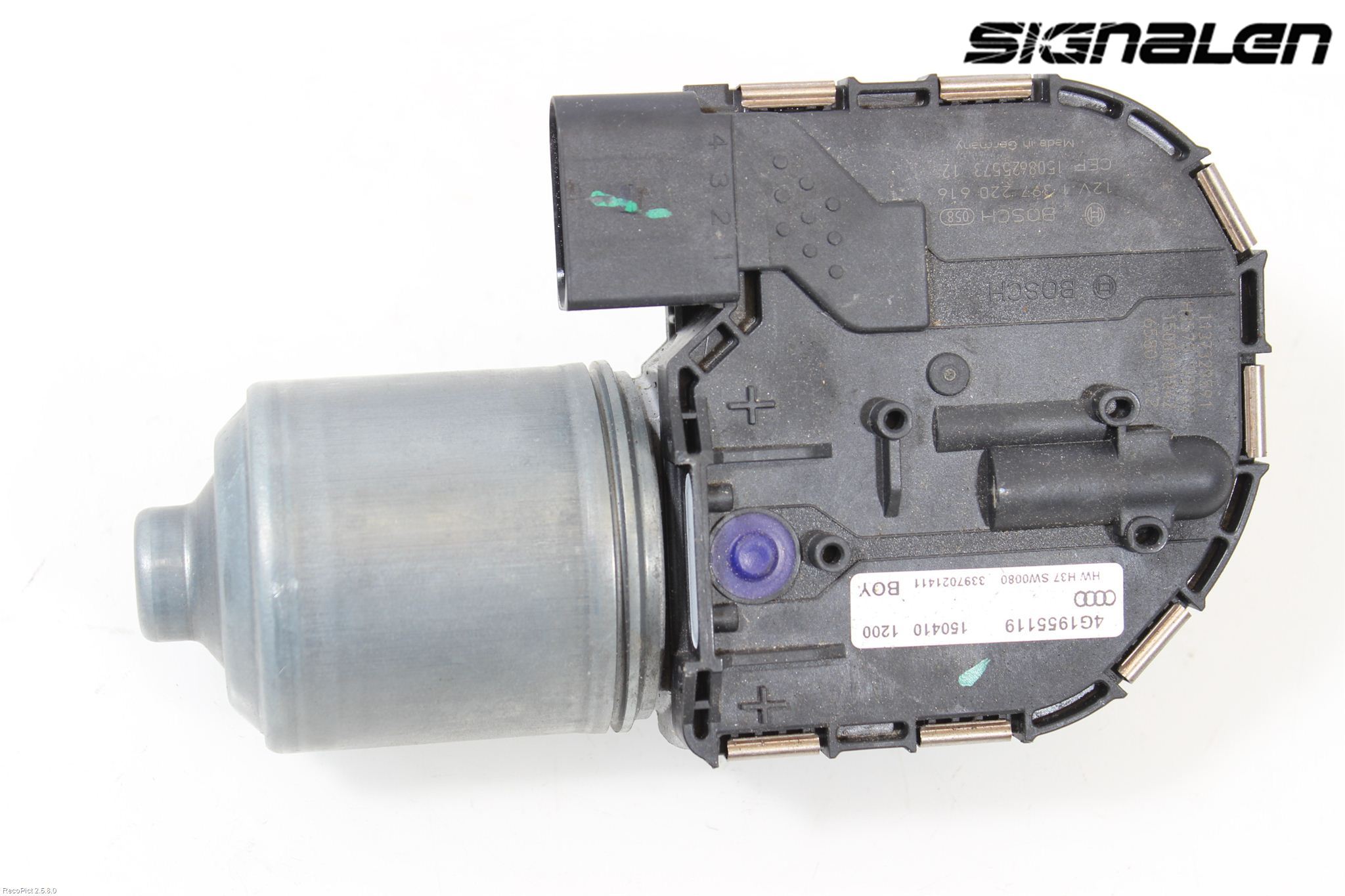Audi A6/S6 4G 11-18 Torkarmotor Vindruta