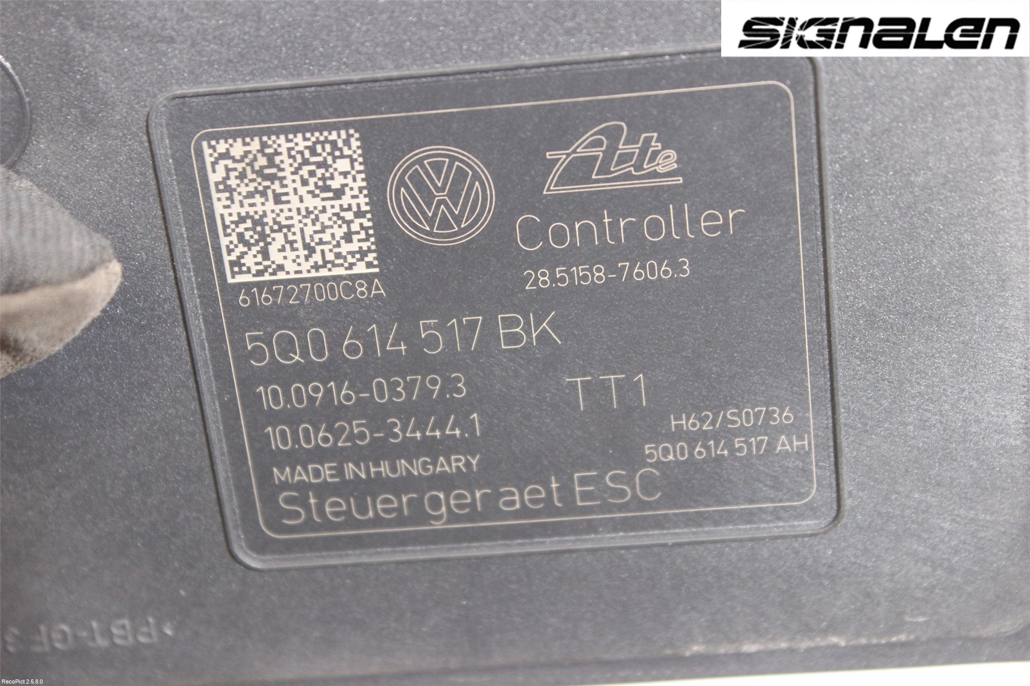 Volkswagen VW PASSAT 15-19 Abs Hydraulaggregat