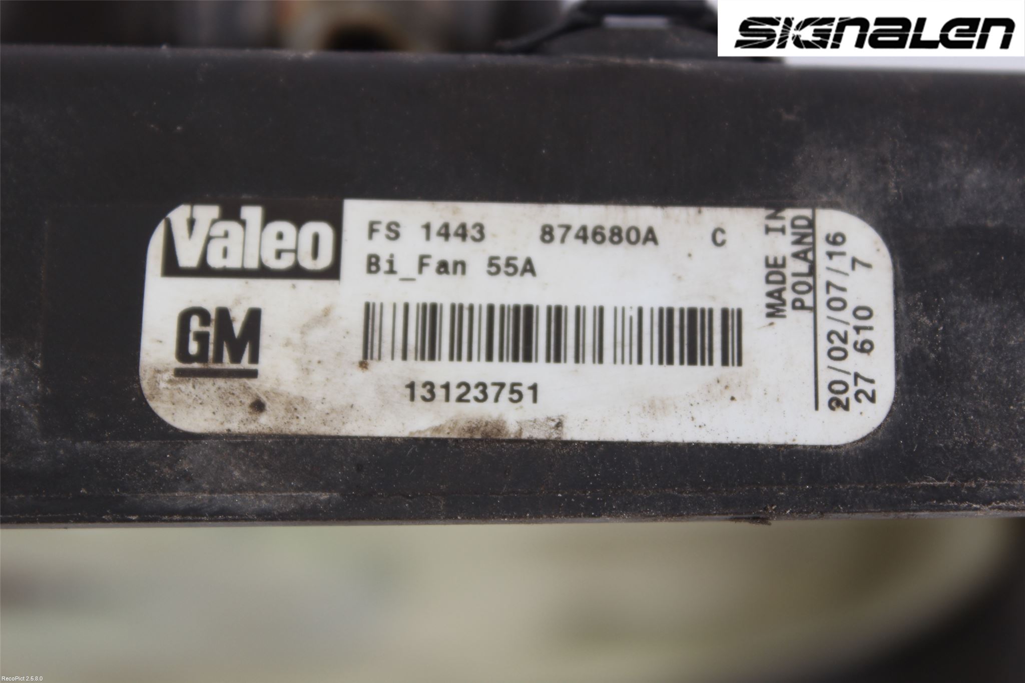 Saab 9-3 VER 2 Kylfläkt El