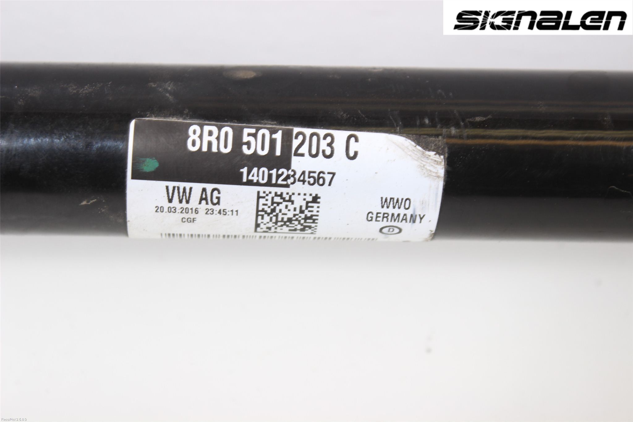 Audi A6 ALLROAD 12-18 Drivaxel Bak Vänster