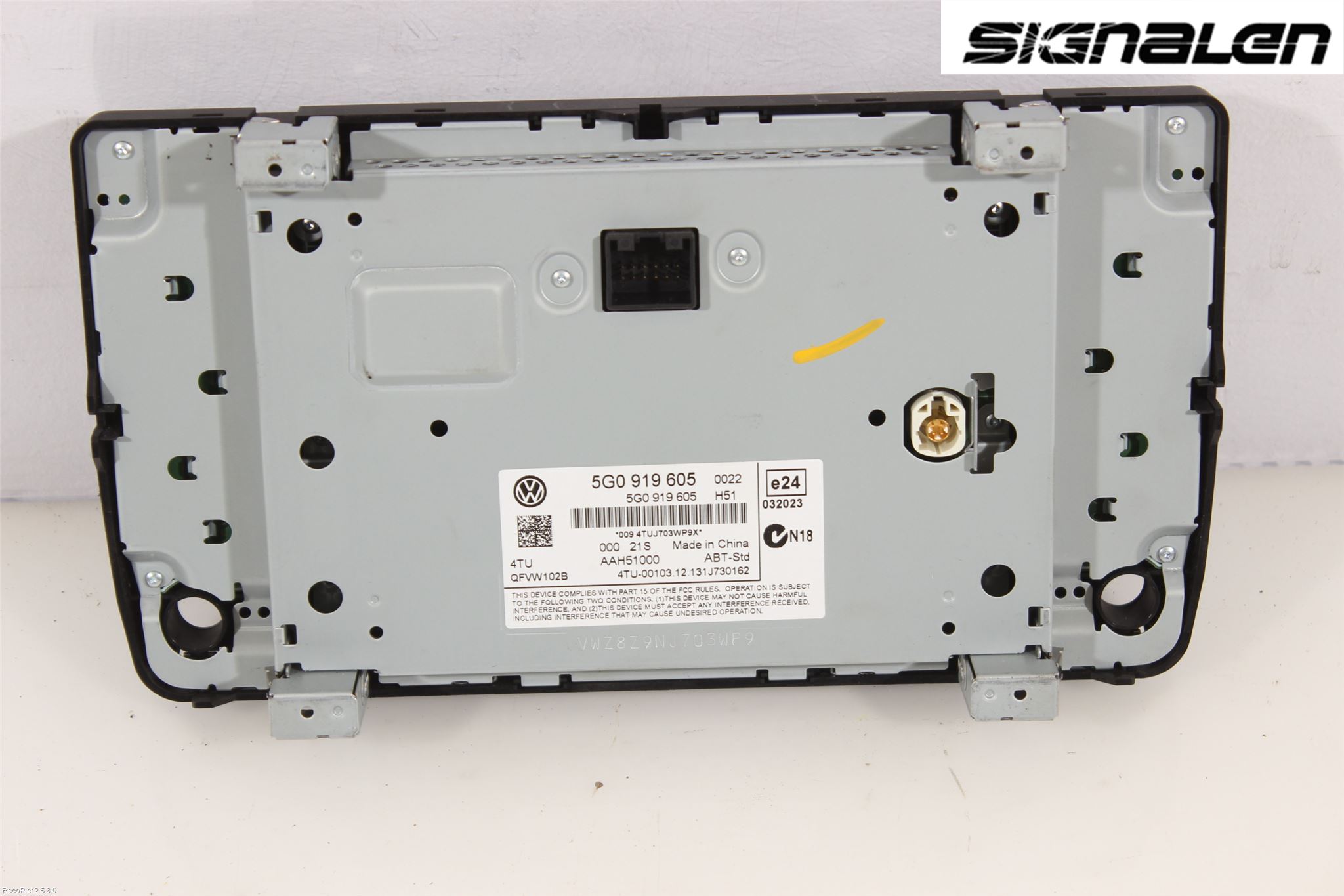 Volkswagen VW GOLF / E-GOLF VII 13-20 Multifunktionsdisplay