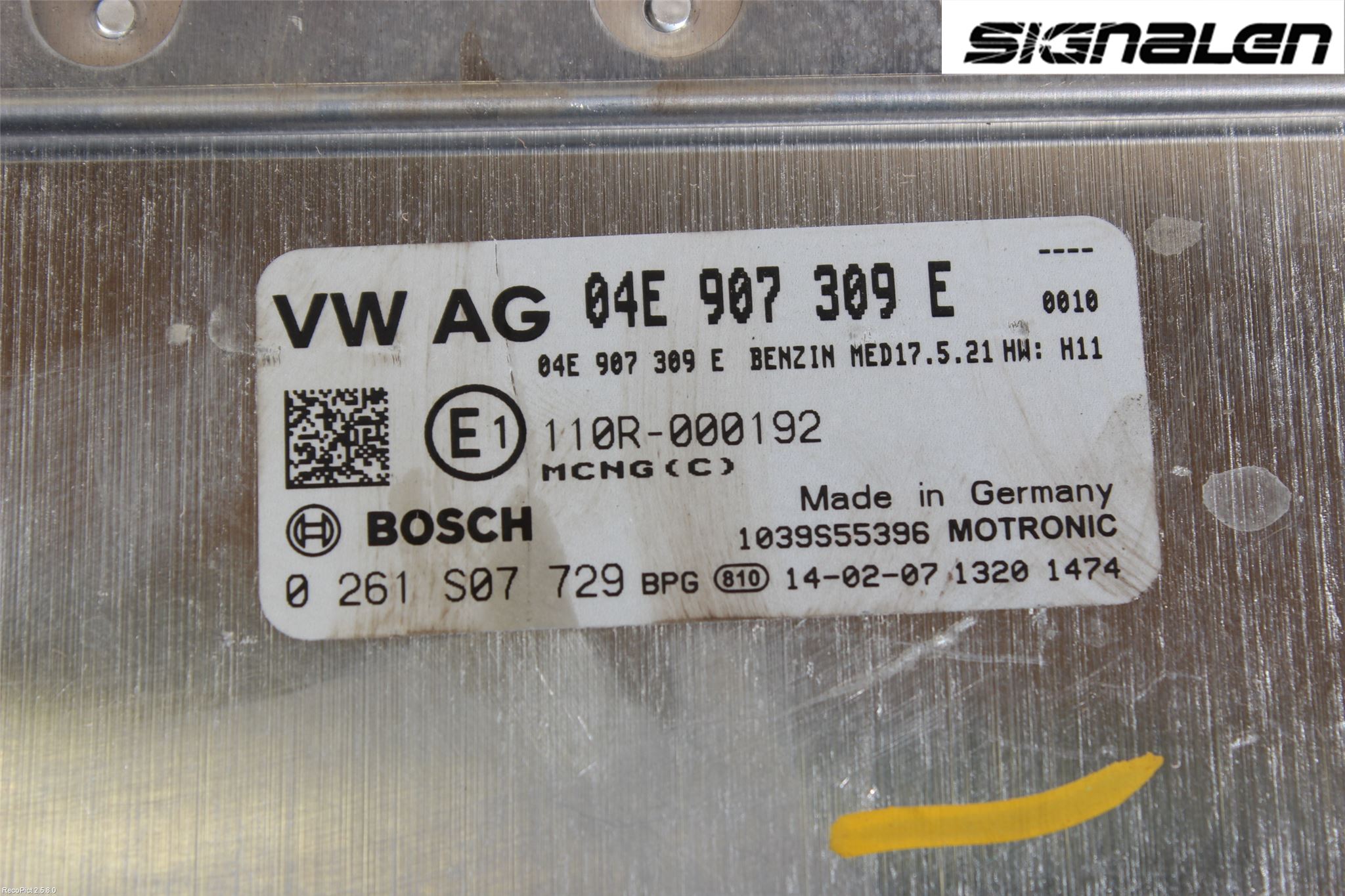 Volkswagen VW GOLF / E-GOLF VII 13-20 Styrenhet Insprut Bensin