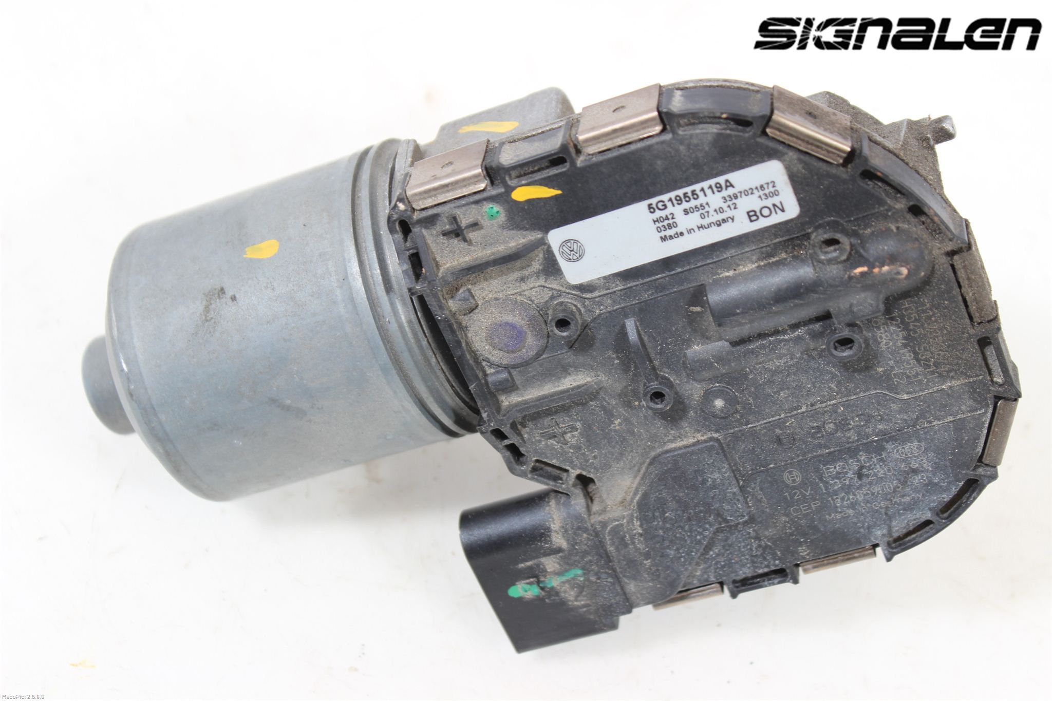 Volkswagen VW GOLF / E-GOLF VII 13-20 Torkarmotor Vindruta