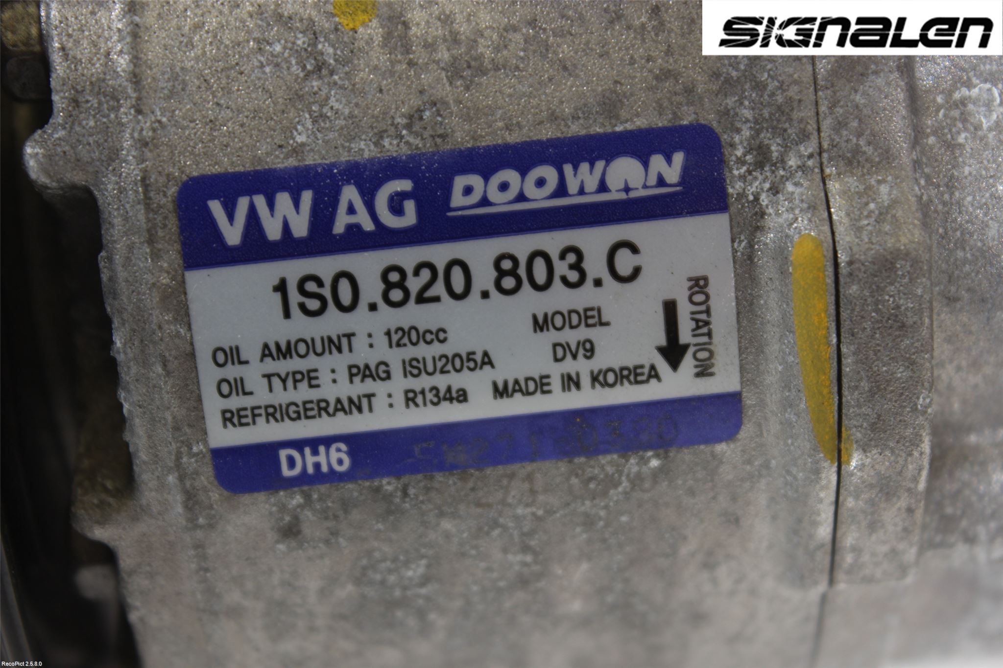 Volkswagen VW UP! / E-UP! Ac Kompressor