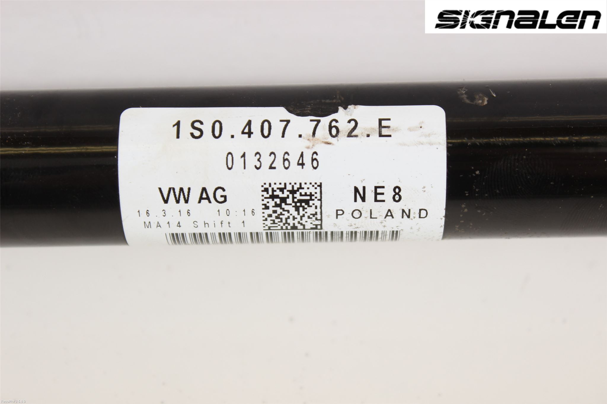 Volkswagen VW UP! / E-UP! Drivaxel Fram Höger