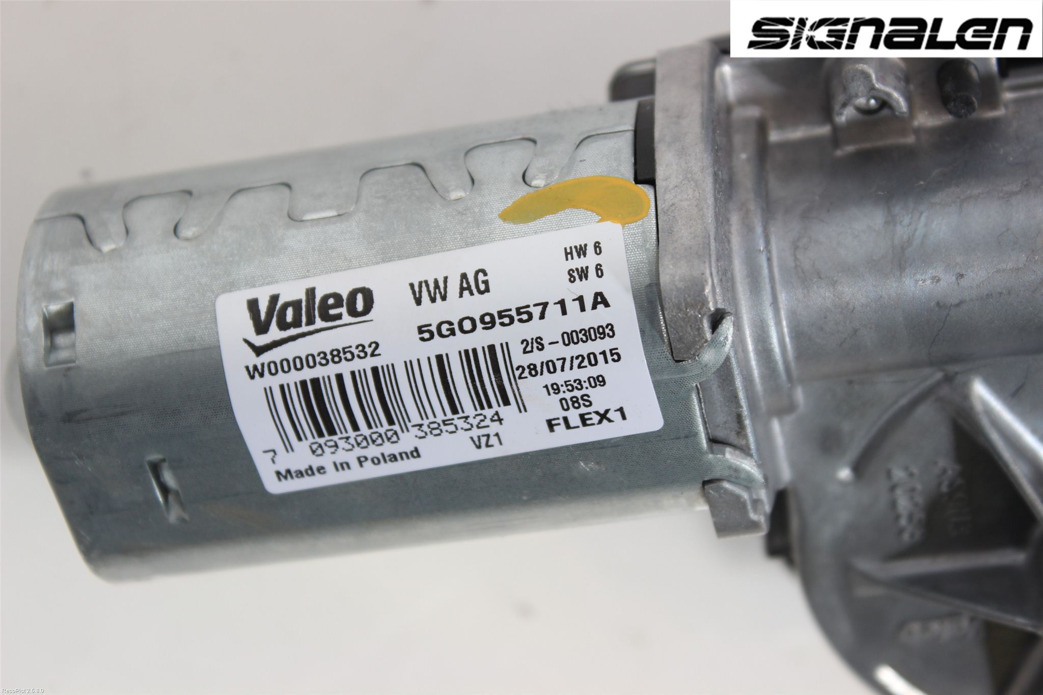 Volkswagen VW GOLF SPORTSVAN 15-20 Torkarmotor Baklucka