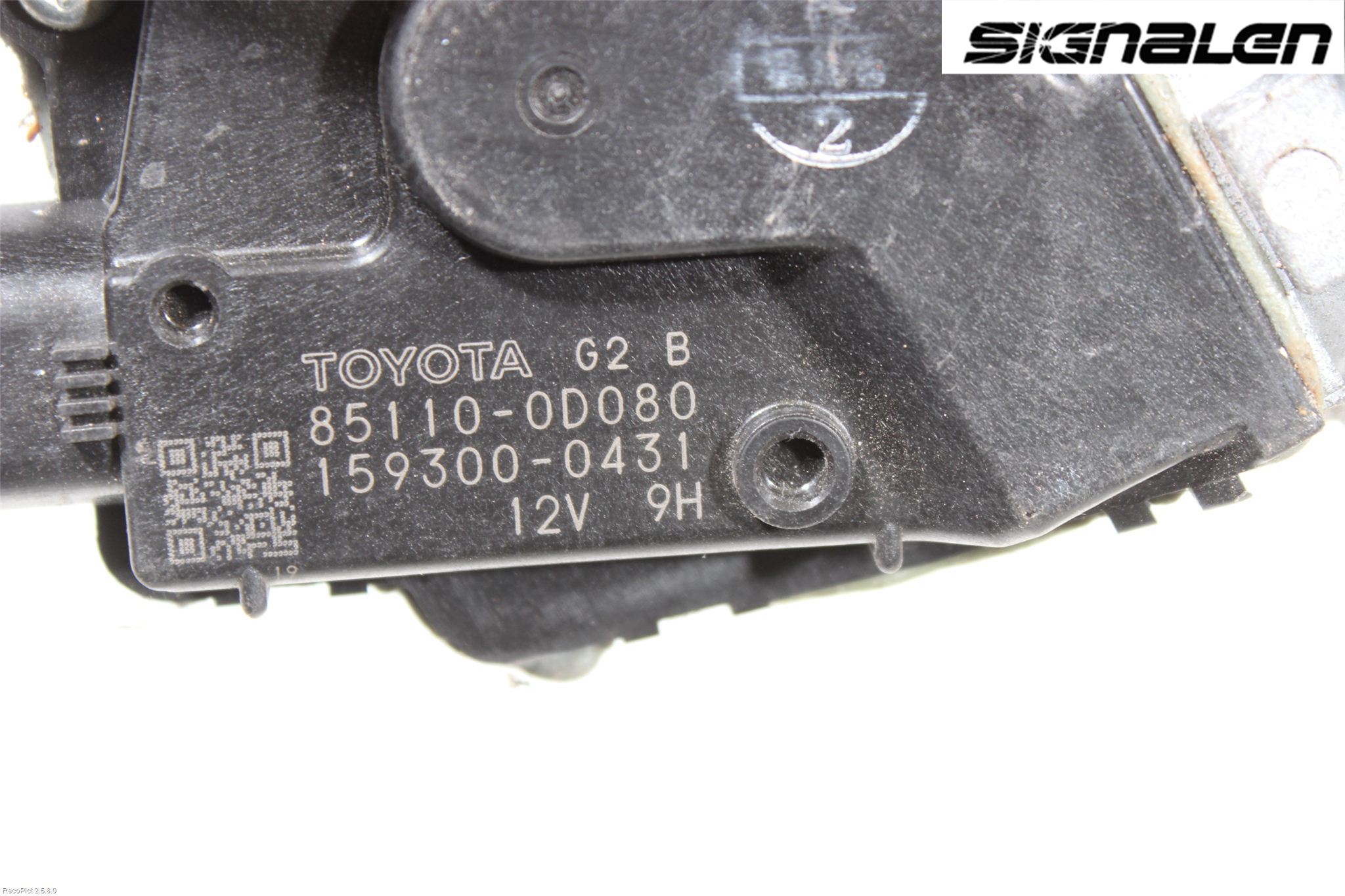Toyota YARIS XP90 06-11 Torkarmotor Vindruta