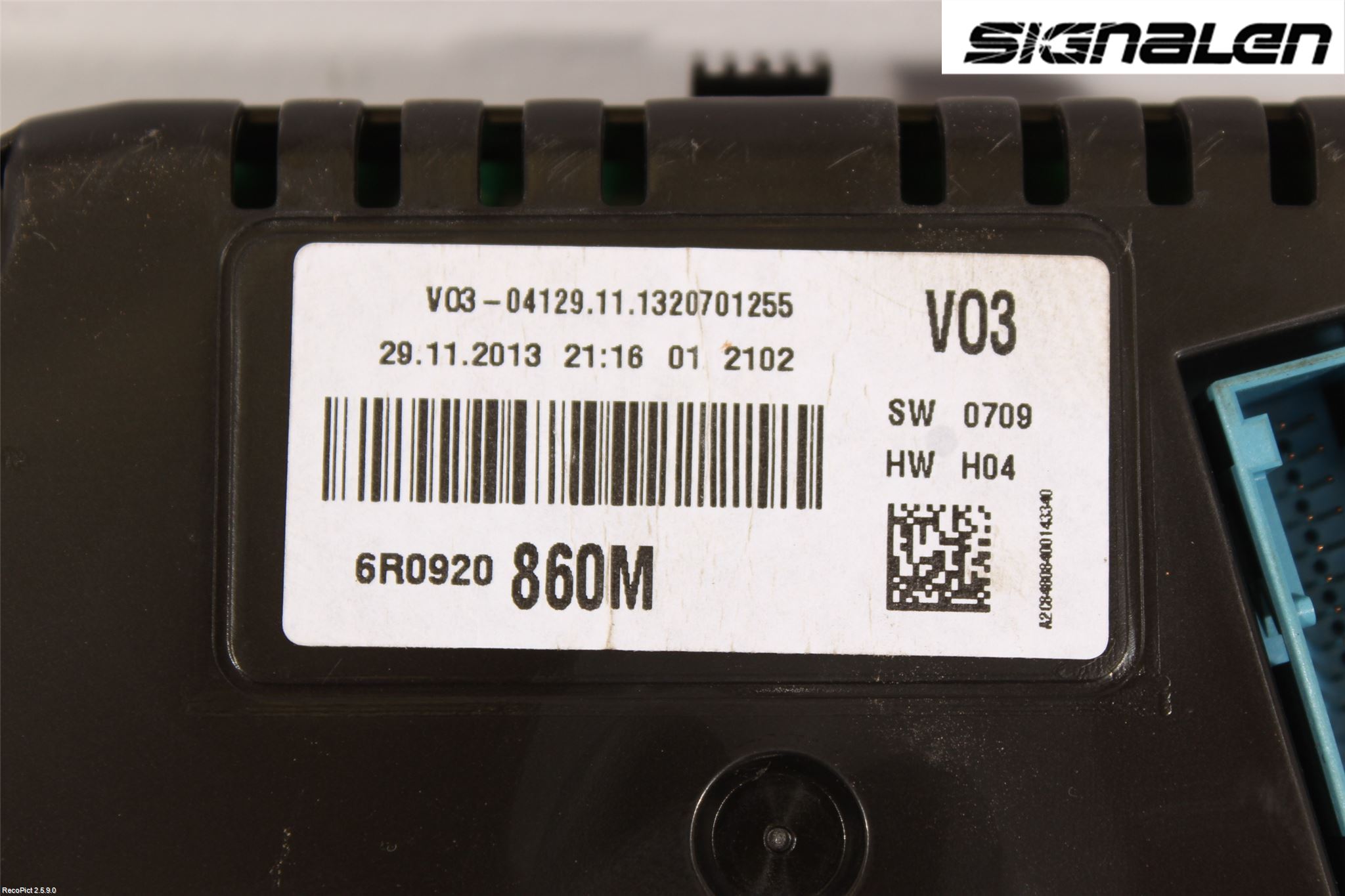 Volkswagen VW POLO 10-17 Instrument Komb