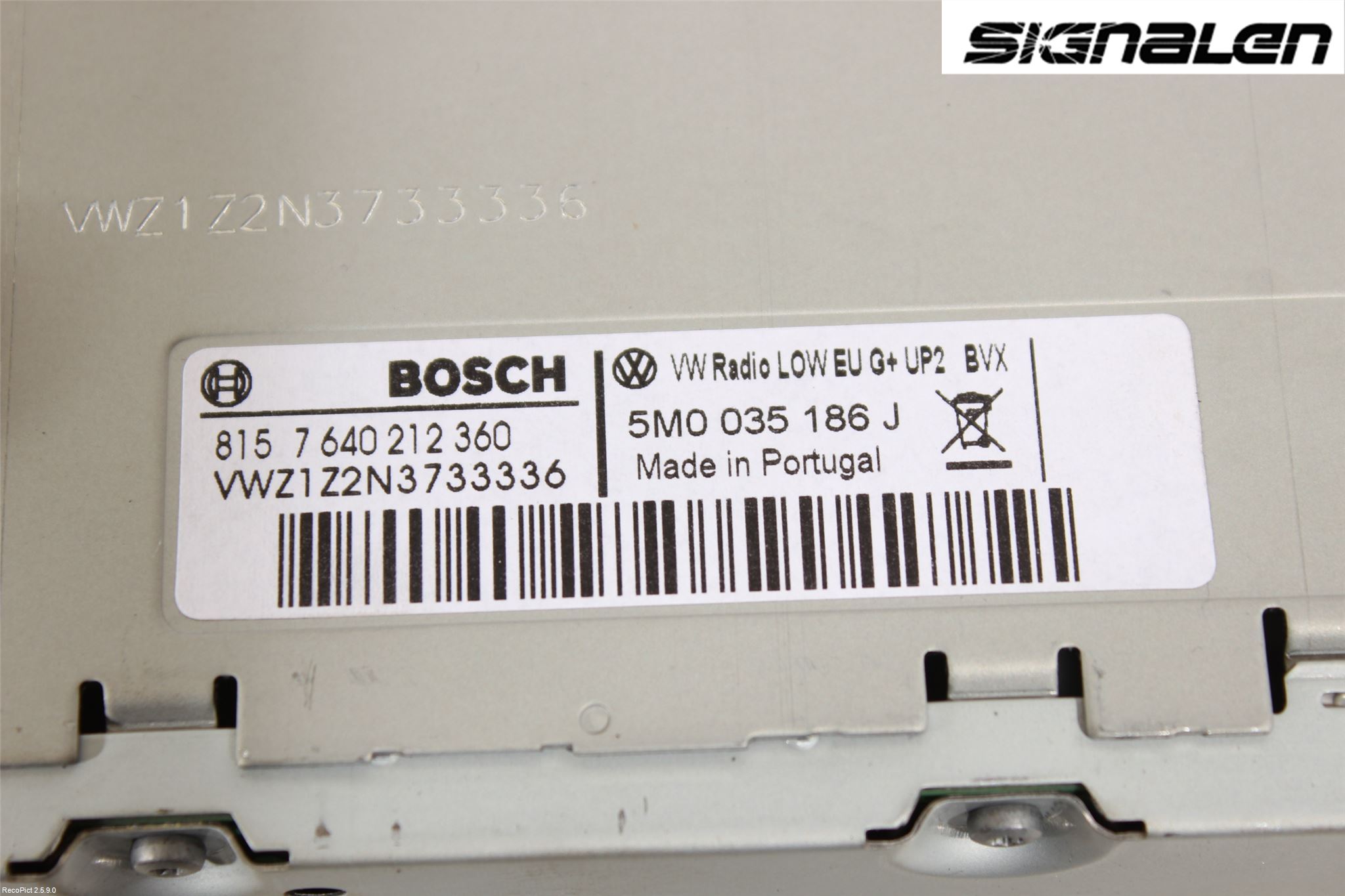 Volkswagen VW POLO 10-17 Radio