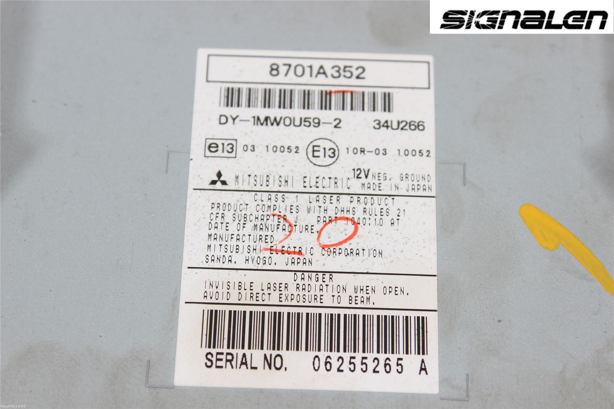 Mitsubishi LANCER 07-14 Radio