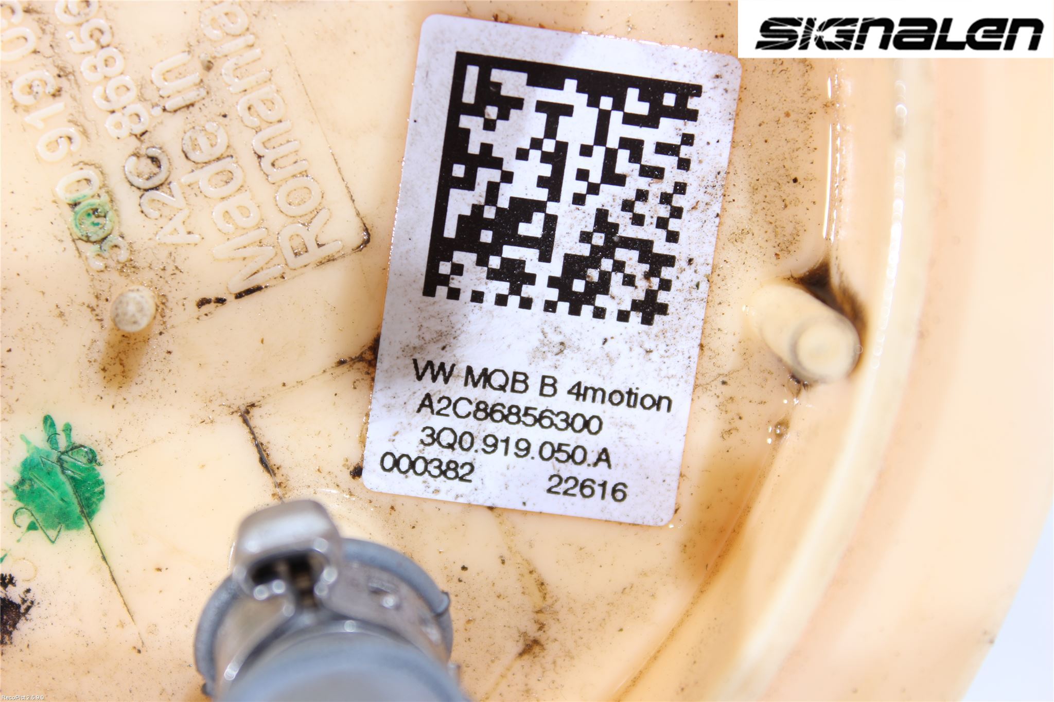 Volkswagen VW PASSAT 15-19 Bränslepump El