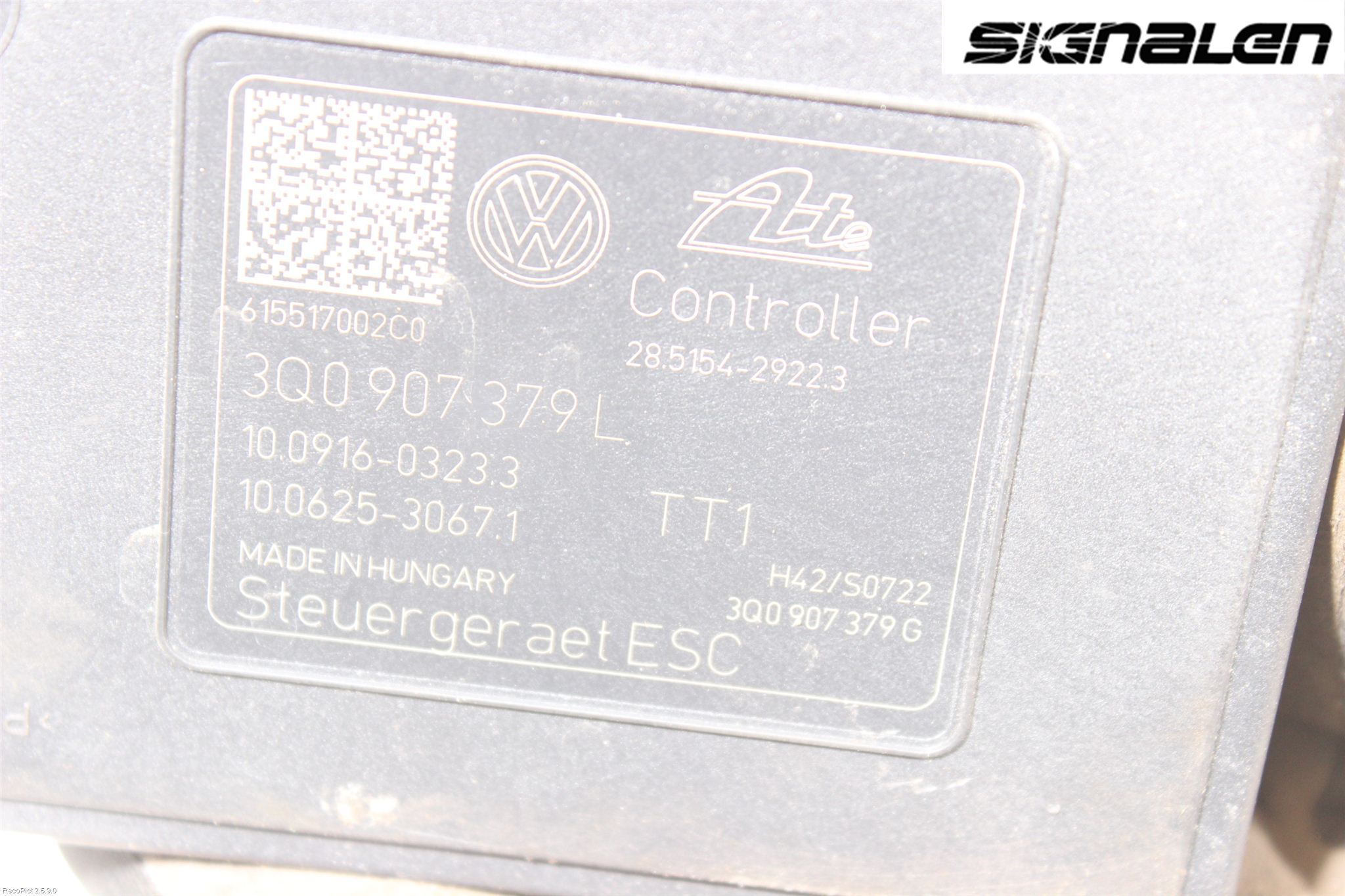 Volkswagen VW PASSAT 15-19 Abs Hydraulaggregat