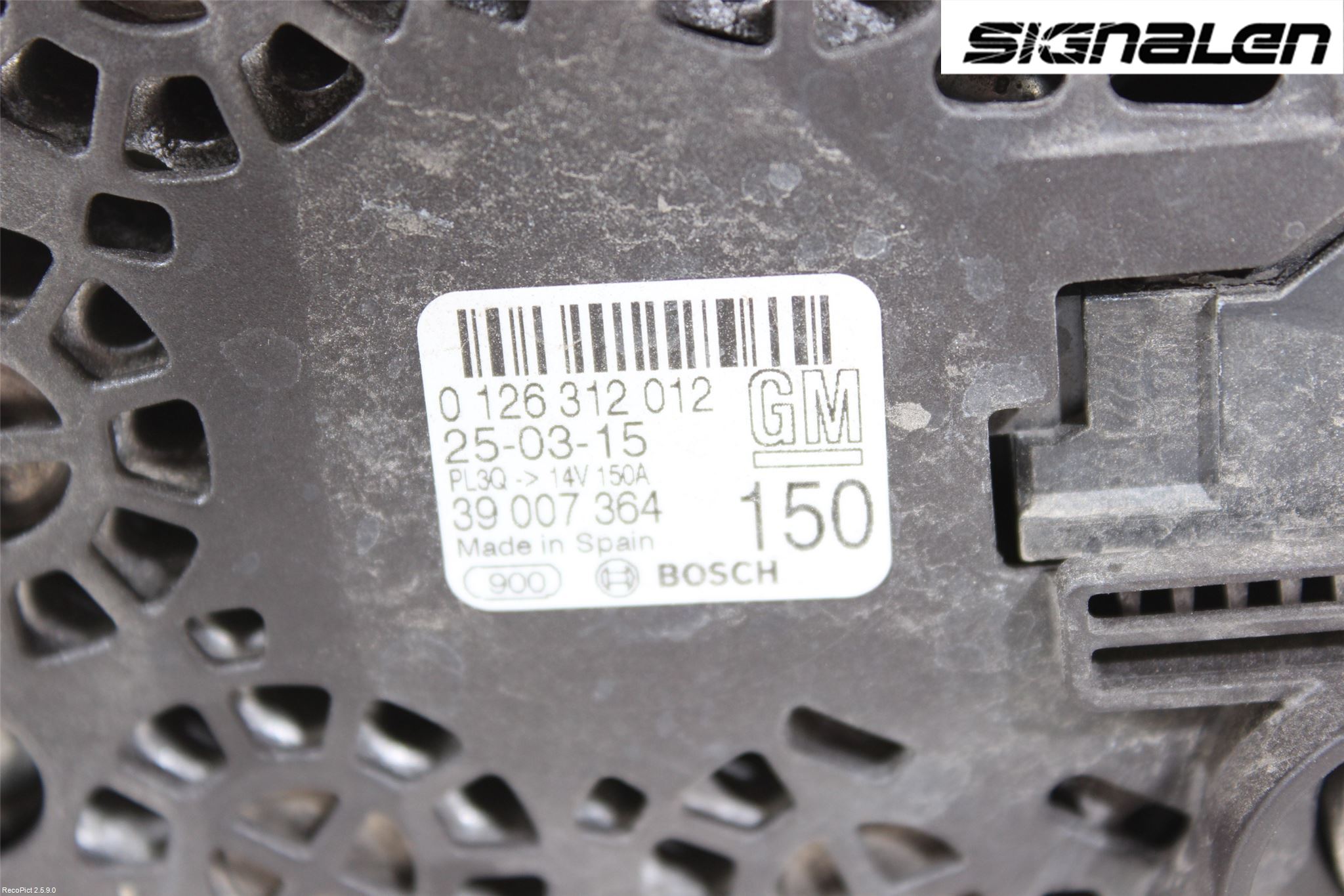 Opel CORSA E 15-19 Generator