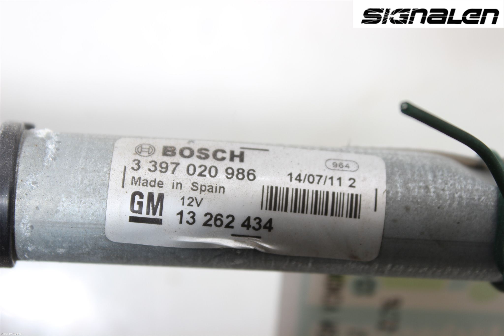 Opel ASTRA J 10-15 Torkarmekanism Vindruta