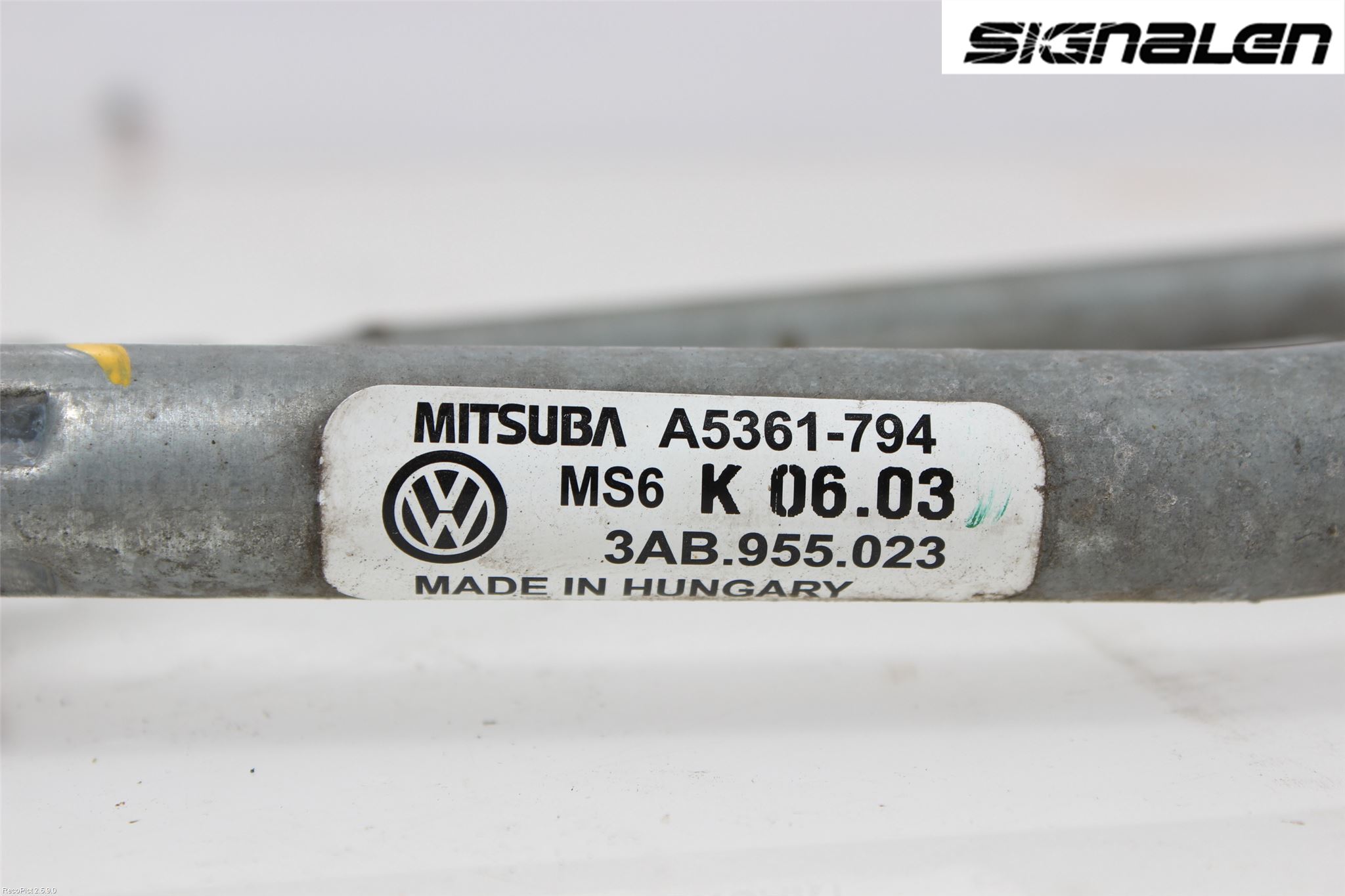 Volkswagen VW PASSAT 11-14 Torkarmekanism Vindruta