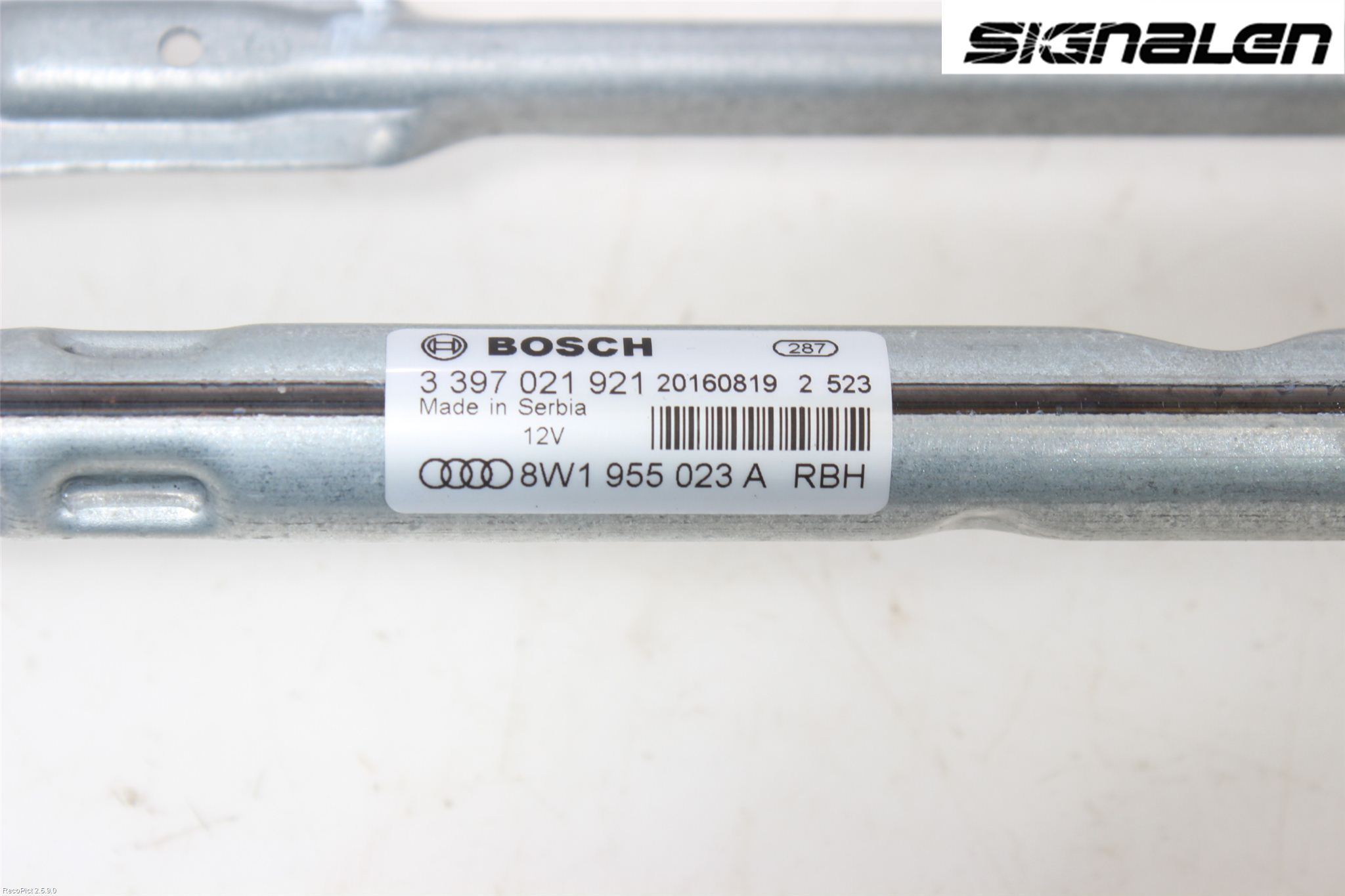 Audi A4/S4 B9 16-19 Torkarmekanism Vindruta