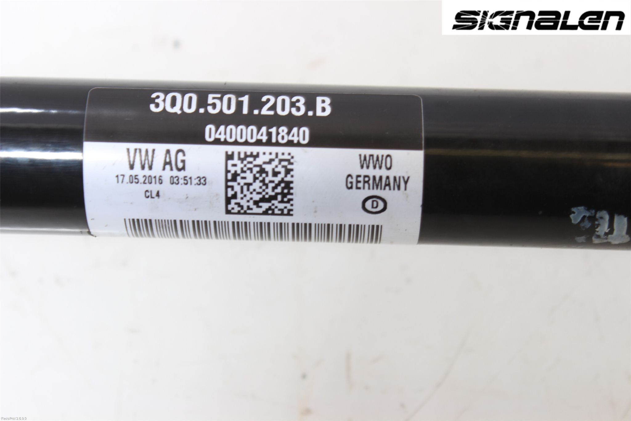 Volkswagen VW TIGUAN 07-16 Drivaxel Bak Vänster