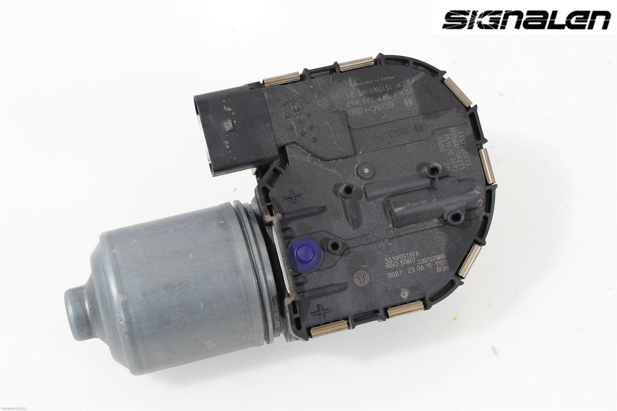 Volkswagen VW PASSAT 15-19 Torkarmotor Vindruta
