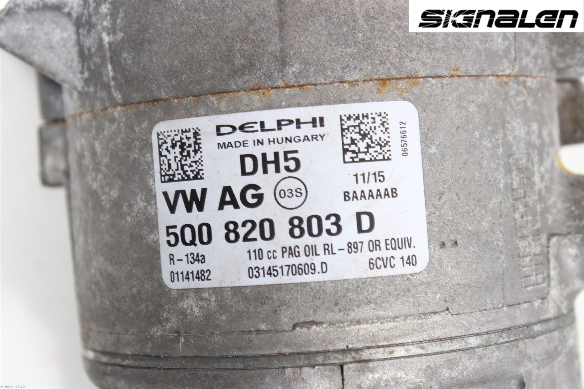 Volkswagen VW PASSAT 15-19 Ac Kompressor