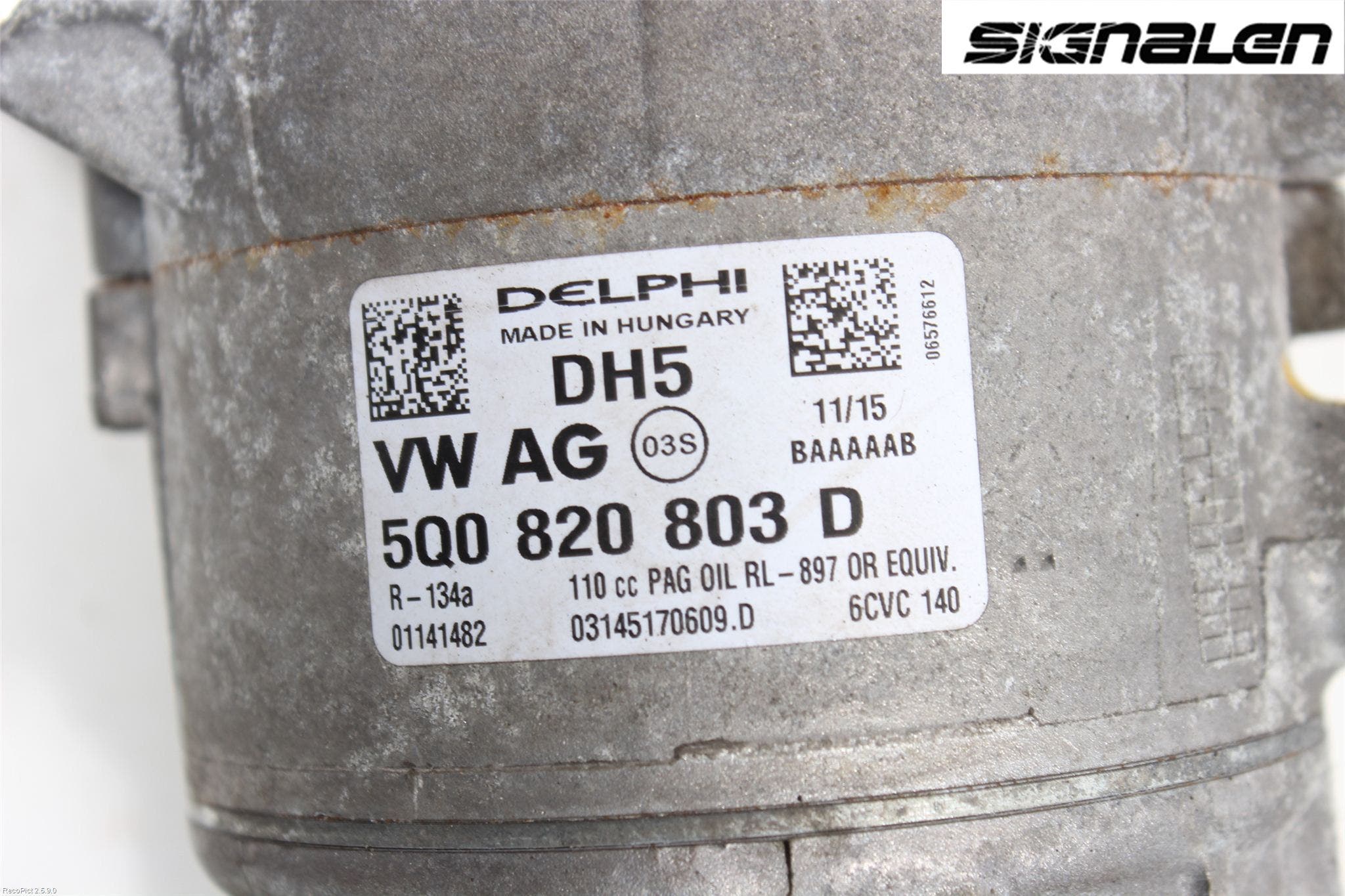 Volkswagen VW PASSAT 15-19 Ac Kompressor