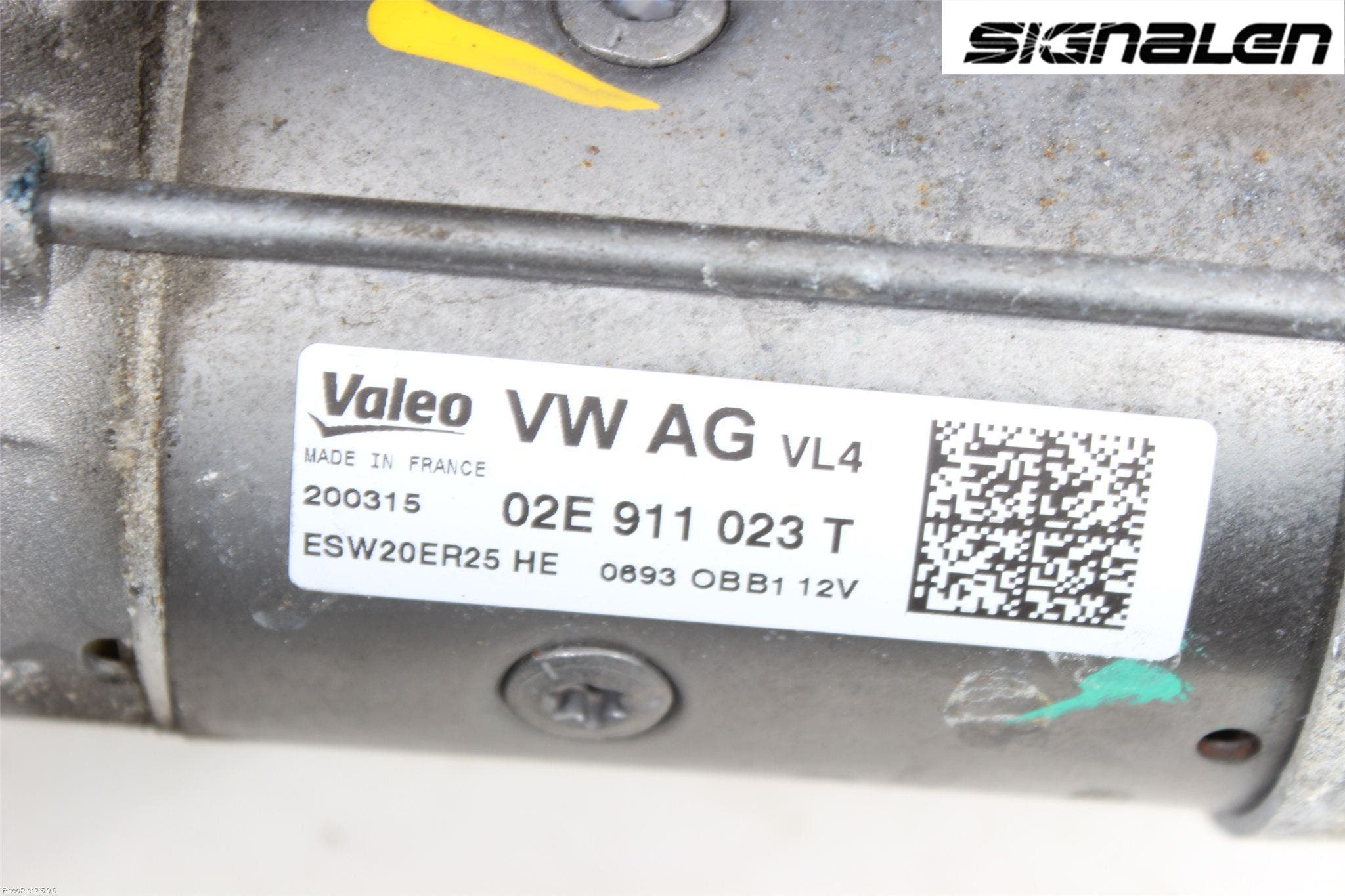 Volkswagen VW PASSAT 15-19 Startmotor Diesel