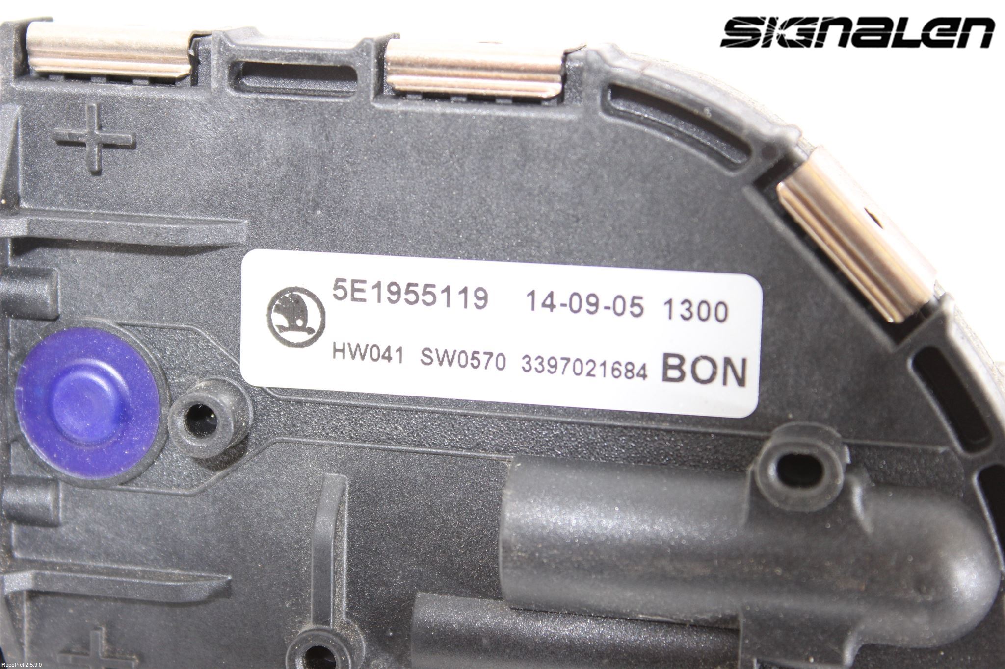 Skoda OCTAVIA (5E) 13-20 Torkarmotor Vindruta