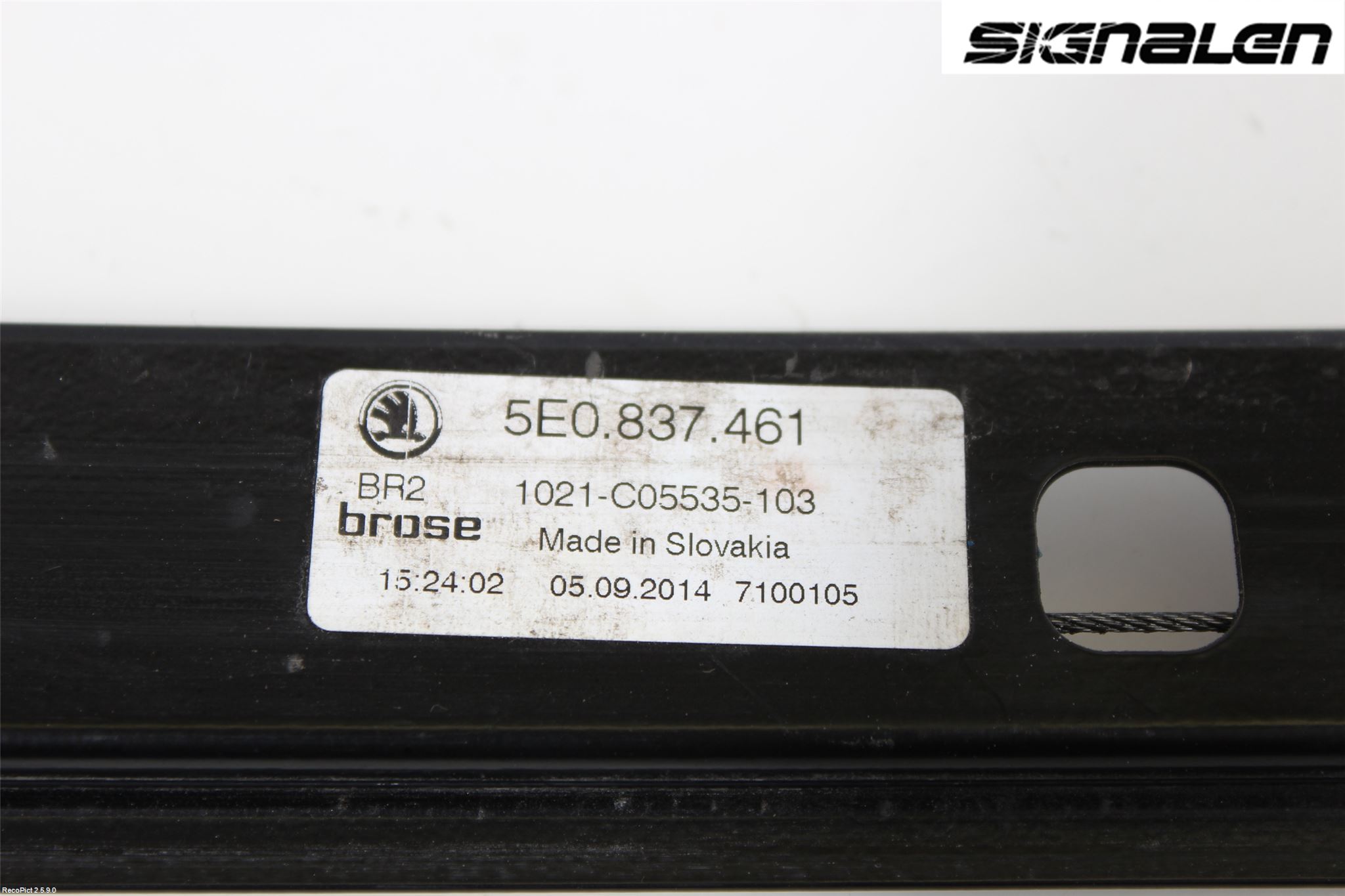 Skoda OCTAVIA (5E) 13-20 Fönsterhissmekanism