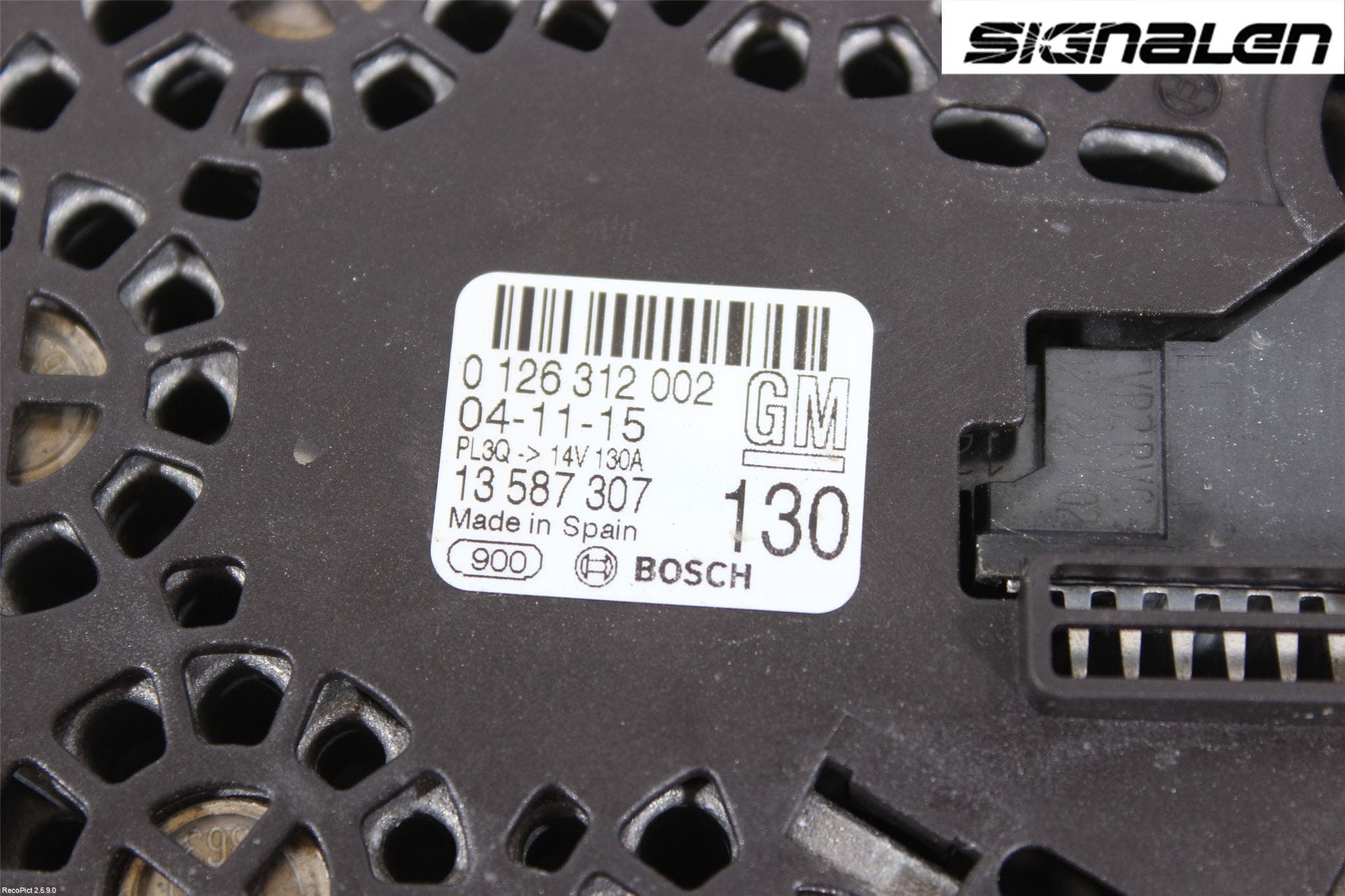 Opel ASTRA K 16-22 Generator